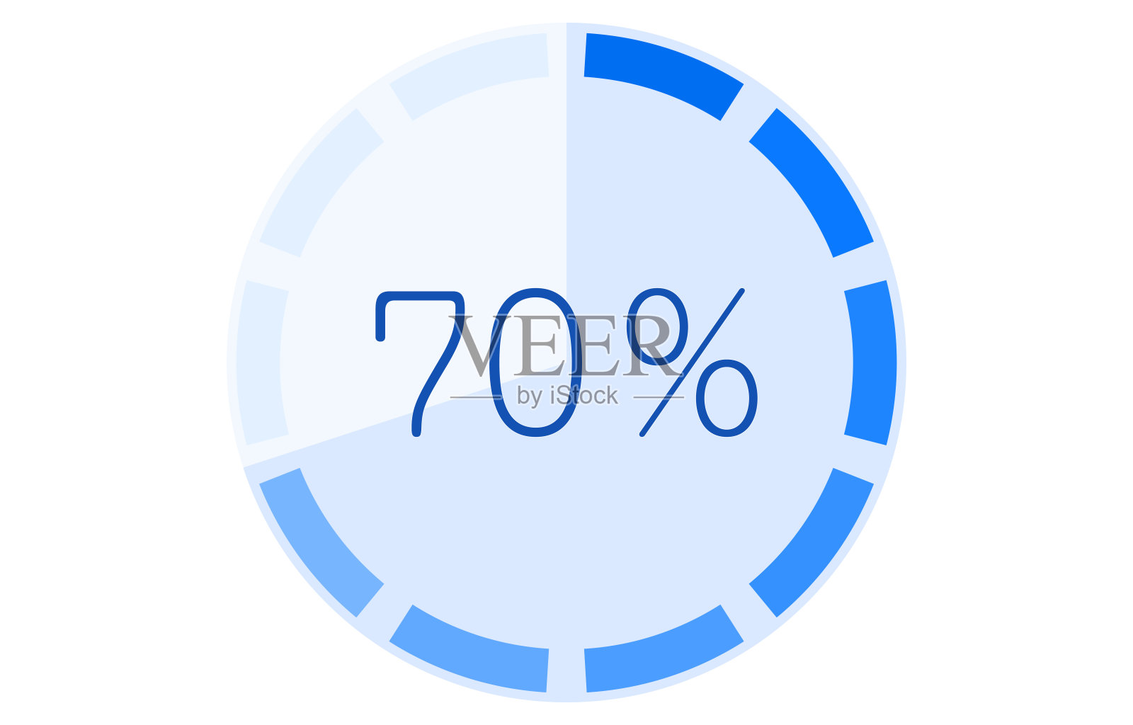 带记忆规的图表，蓝色插画图片素材