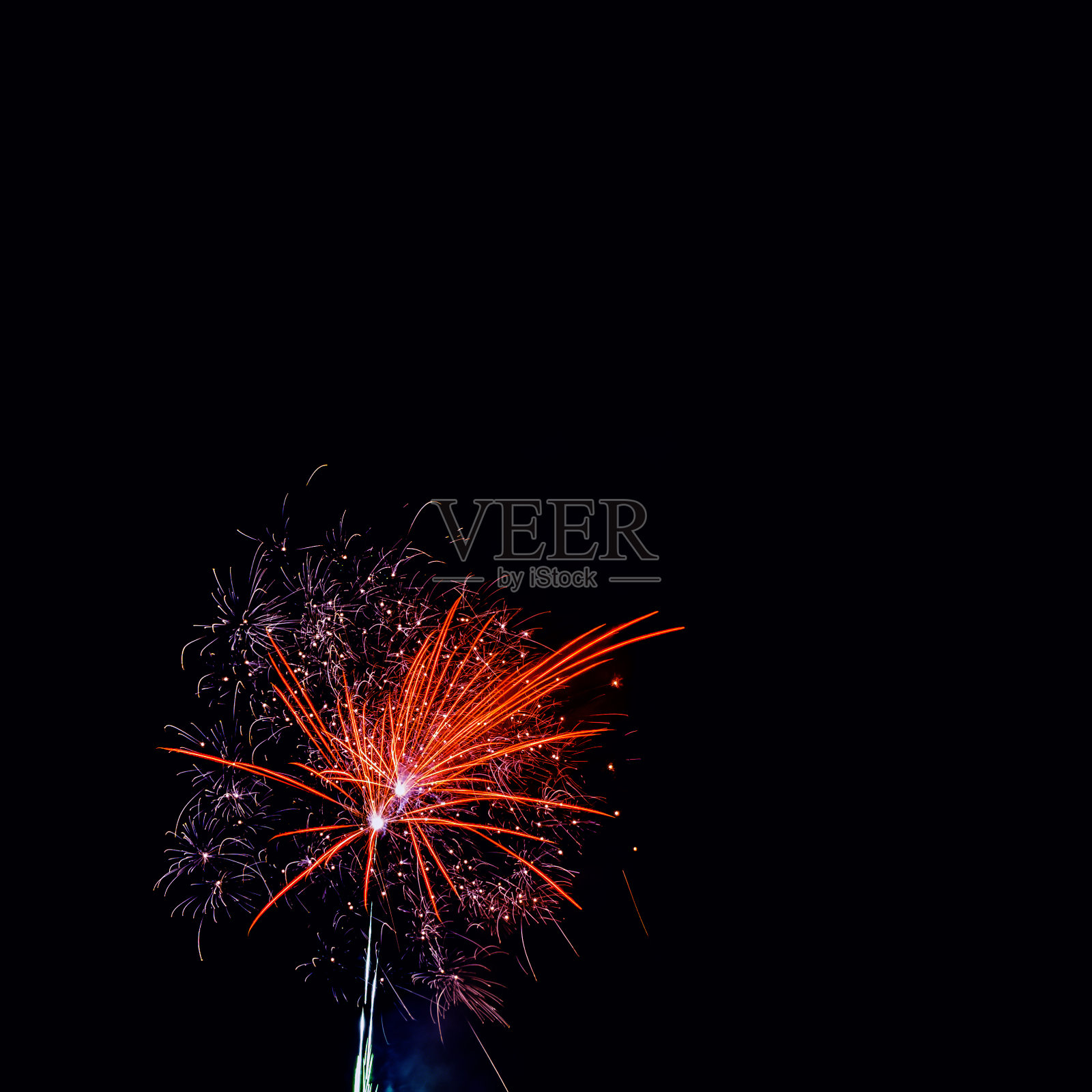 英国伦敦烟花表演之夜照片摄影图片