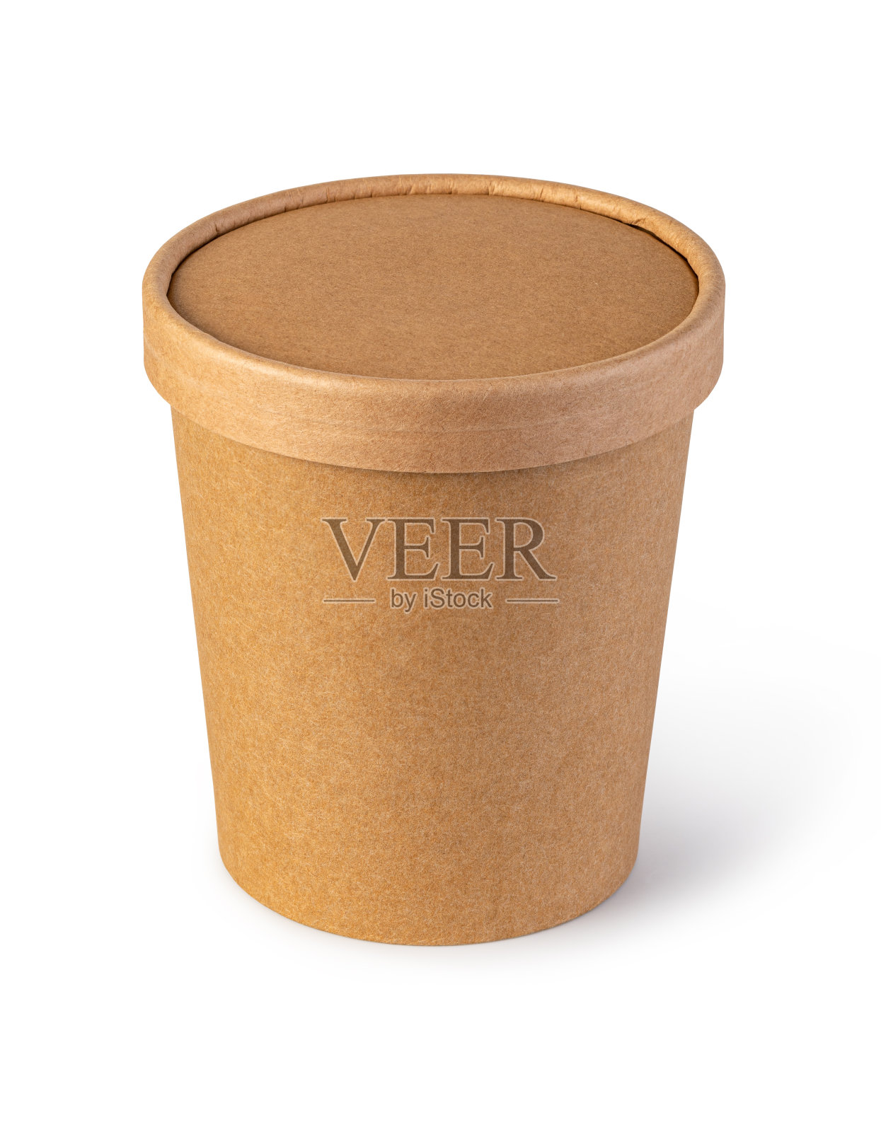 棕色的没有标签的纸制食品盒照片摄影图片