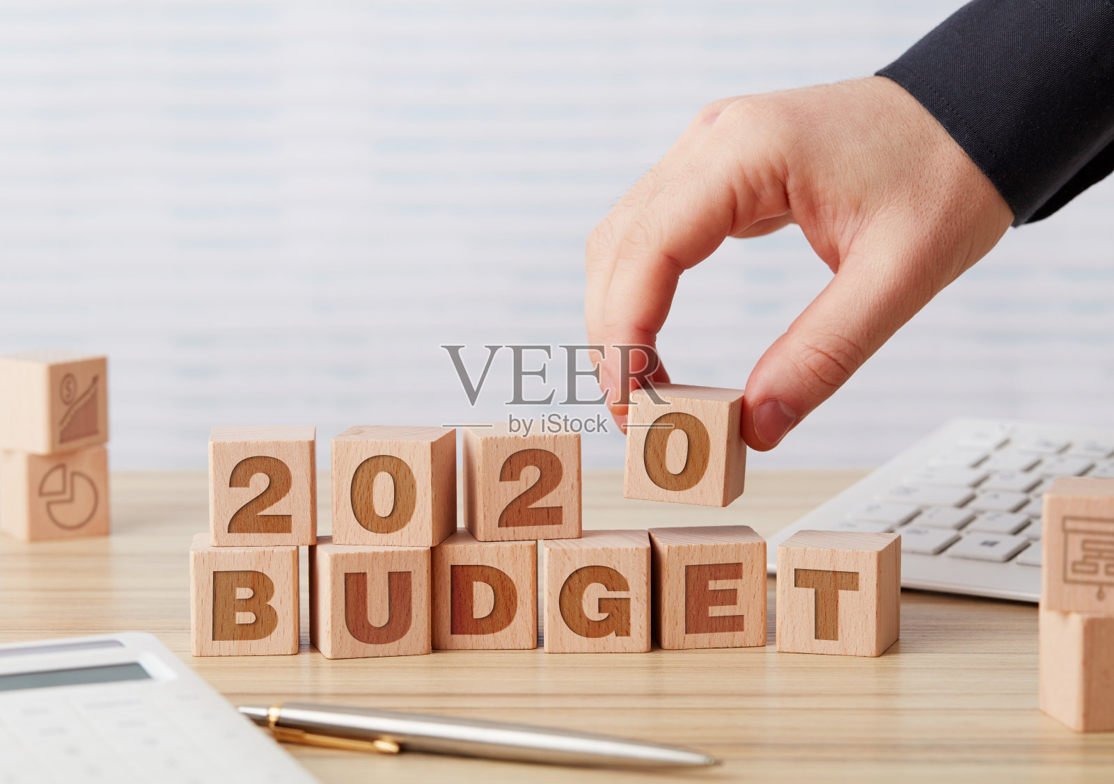 制定2020年预算照片摄影图片