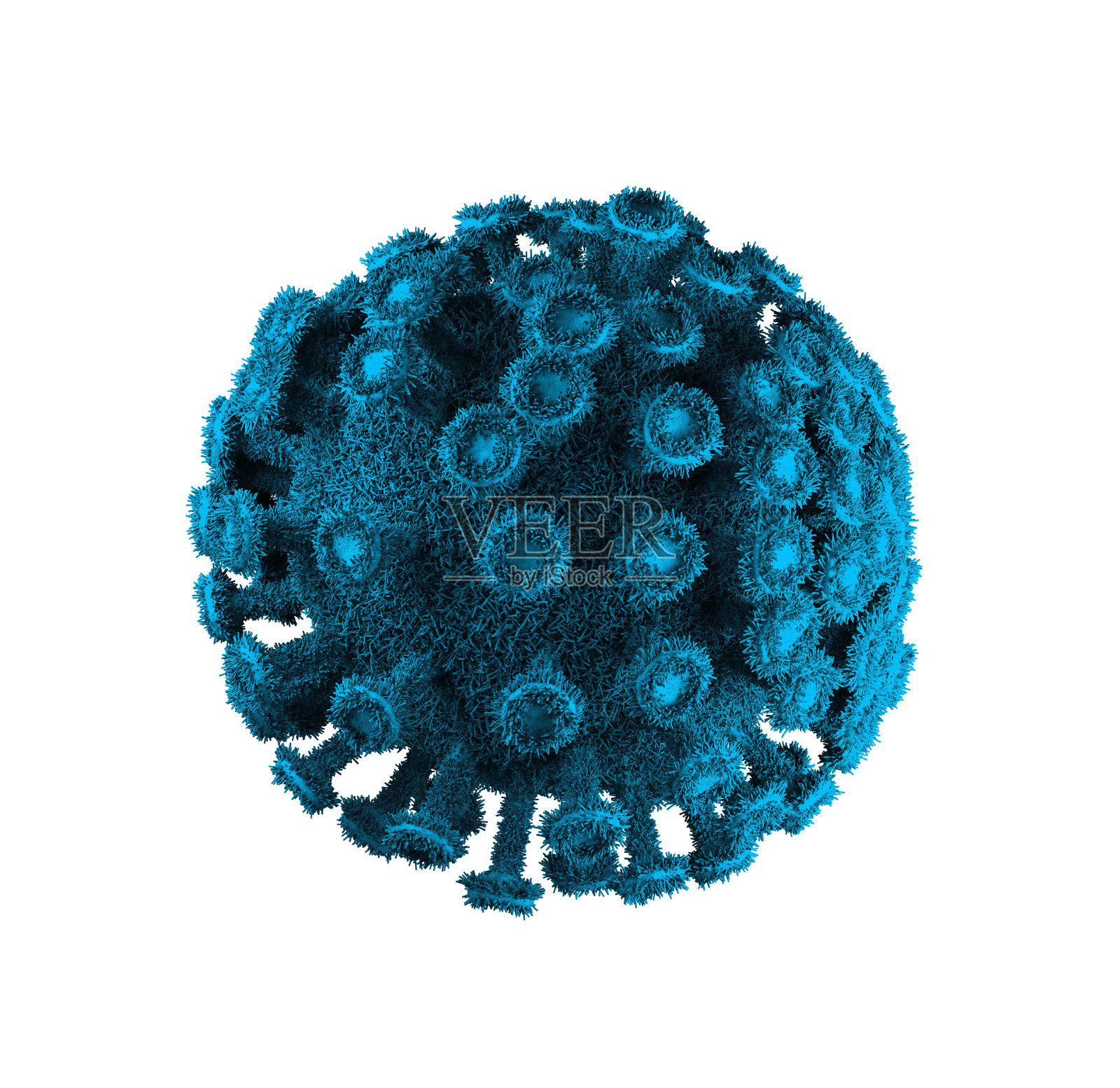 COVID-19病毒微观世界照片摄影图片