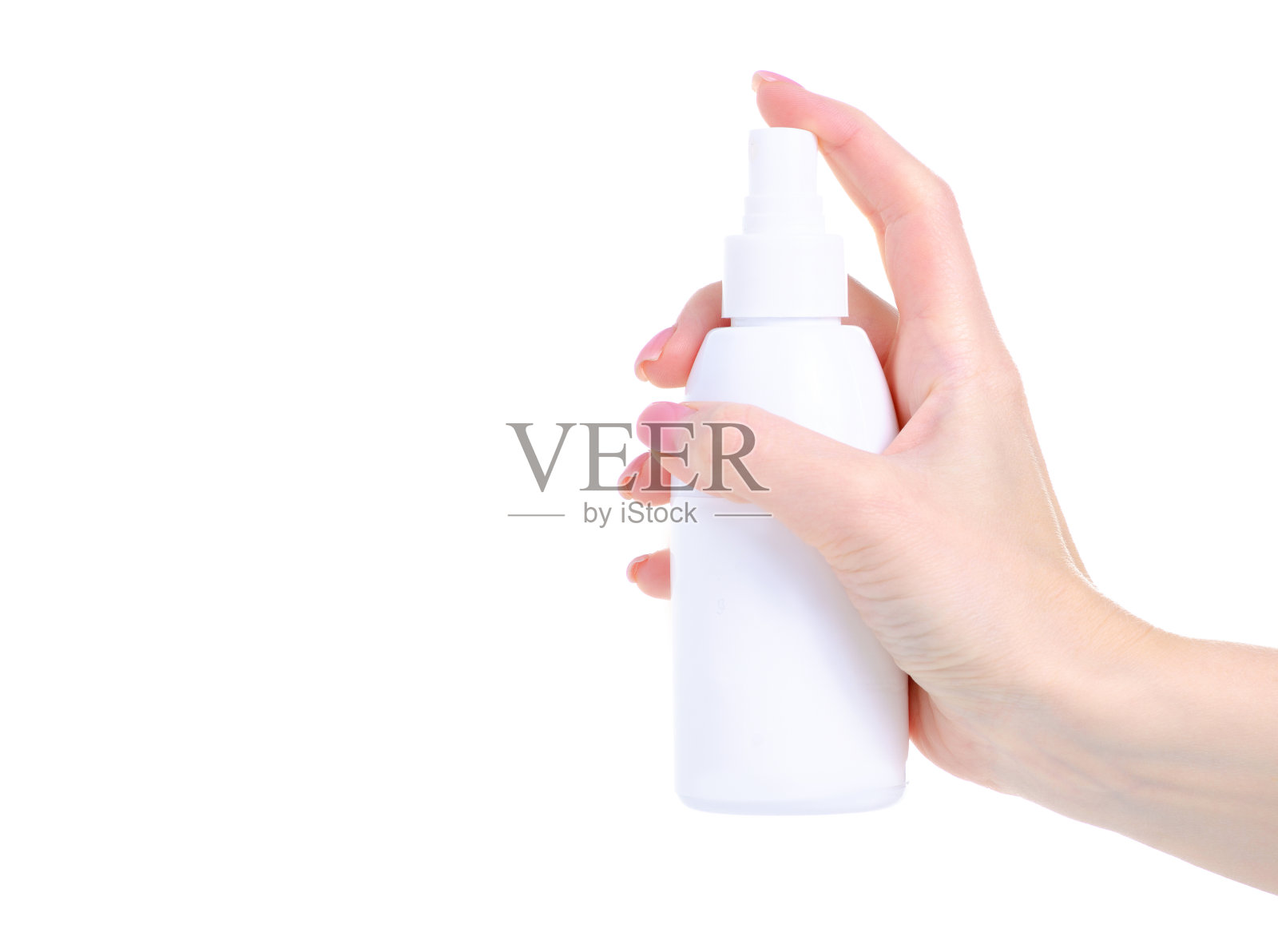 白瓶杀菌剂抗菌消毒手照片摄影图片