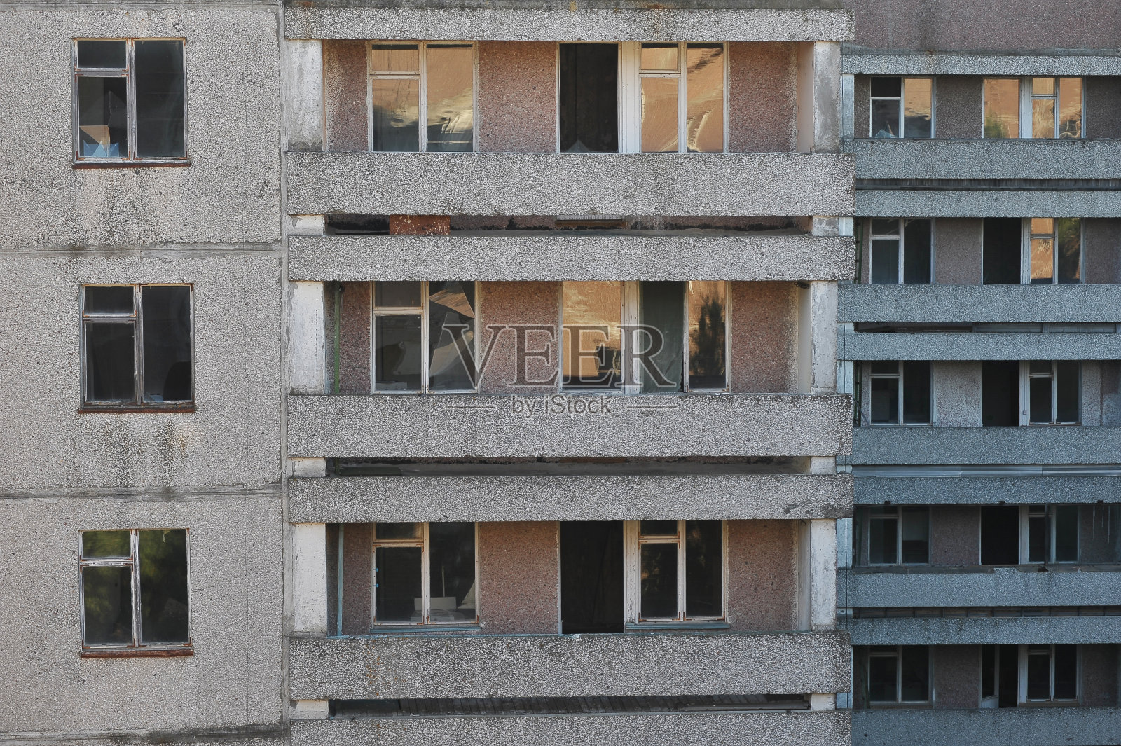 普里皮亚季的废弃建筑照片摄影图片