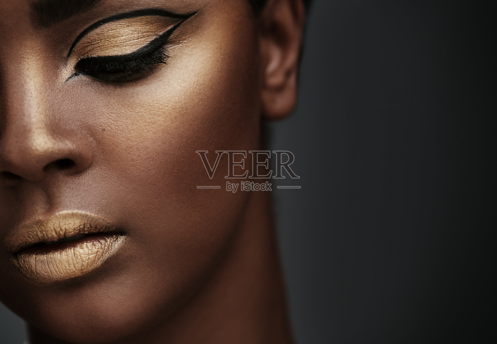 黄金是一种心态照片摄影图片