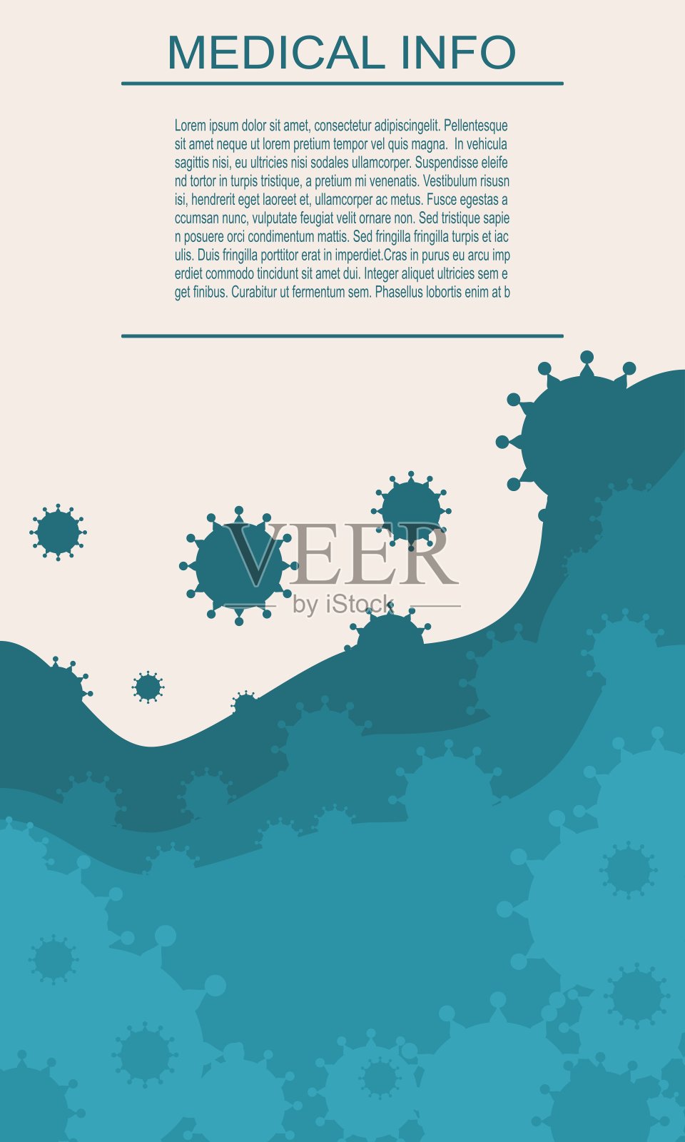 病毒疾病的概念设计模板素材