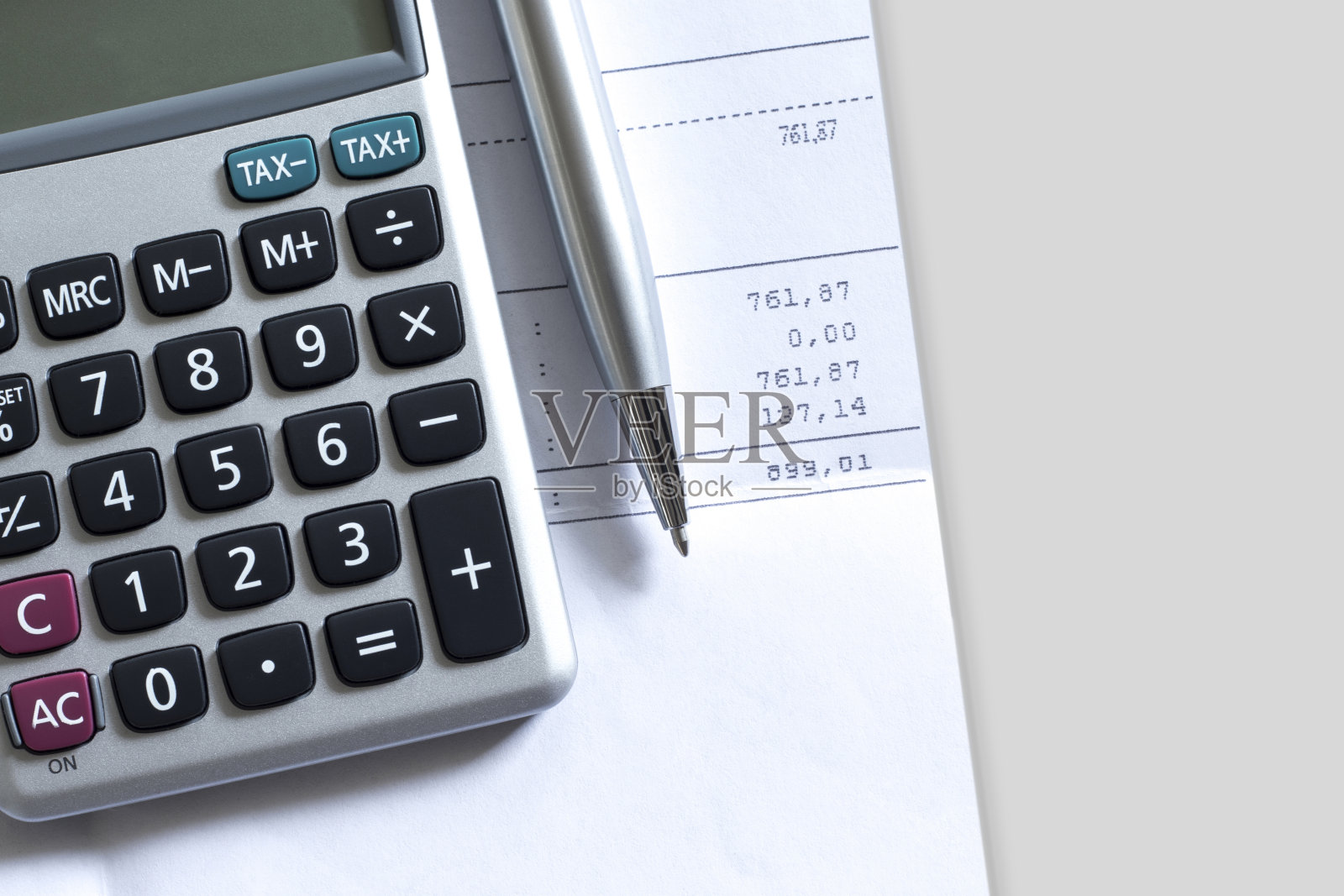 计算税款和税款照片摄影图片