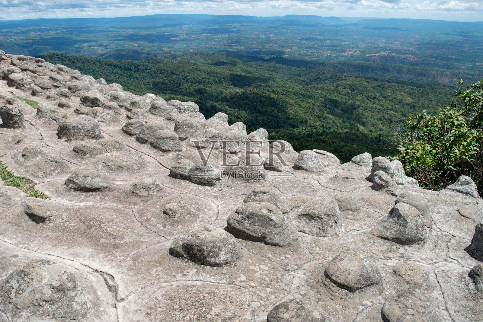 泰国菲萨努洛克普欣荣克拉国家公园的欣普姆大道观景台。照片摄影图片