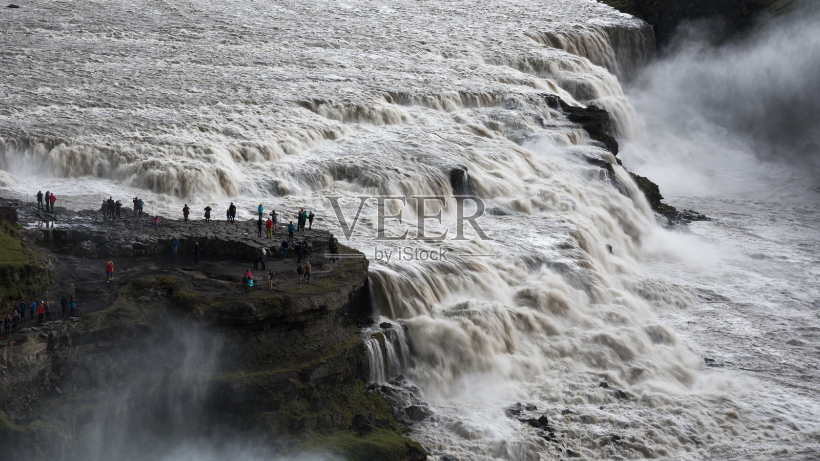 黄金瀑布、冰岛照片摄影图片