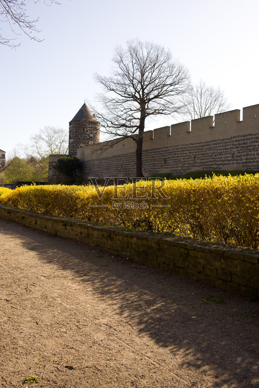 科隆中世纪的城墙照片摄影图片