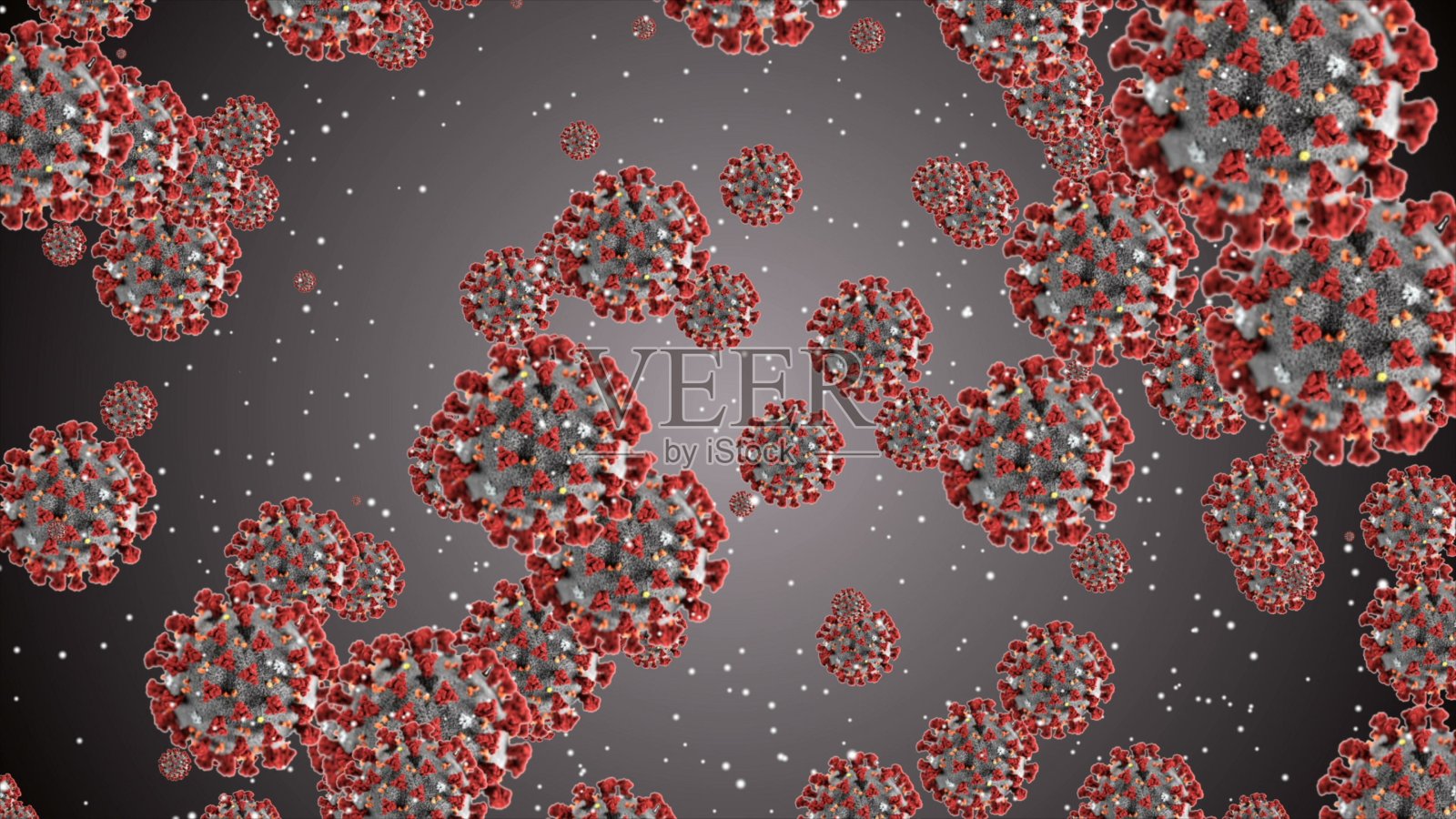 冠状病毒细菌插画图片素材