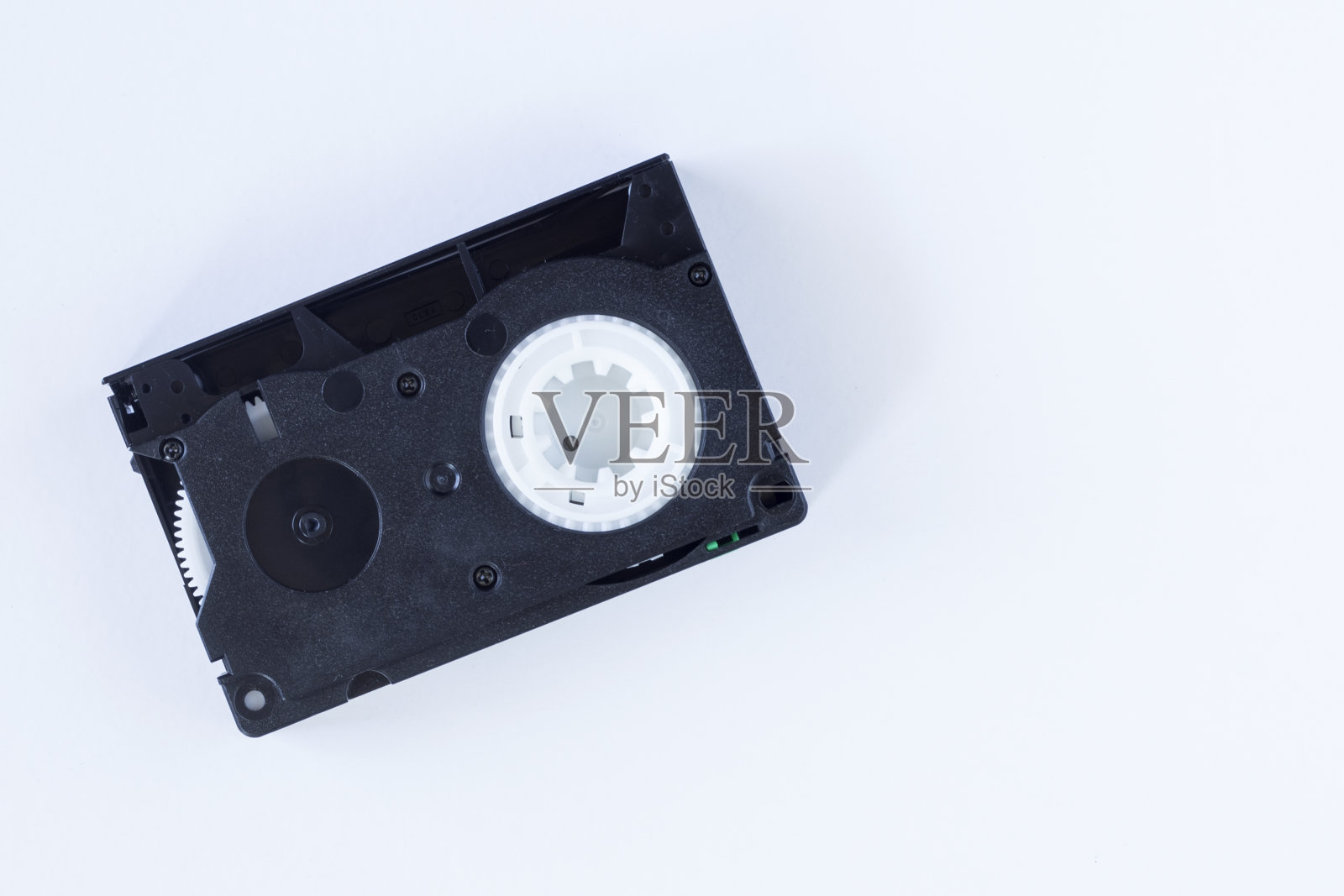 盒式磁带隔离在白色背景照片摄影图片