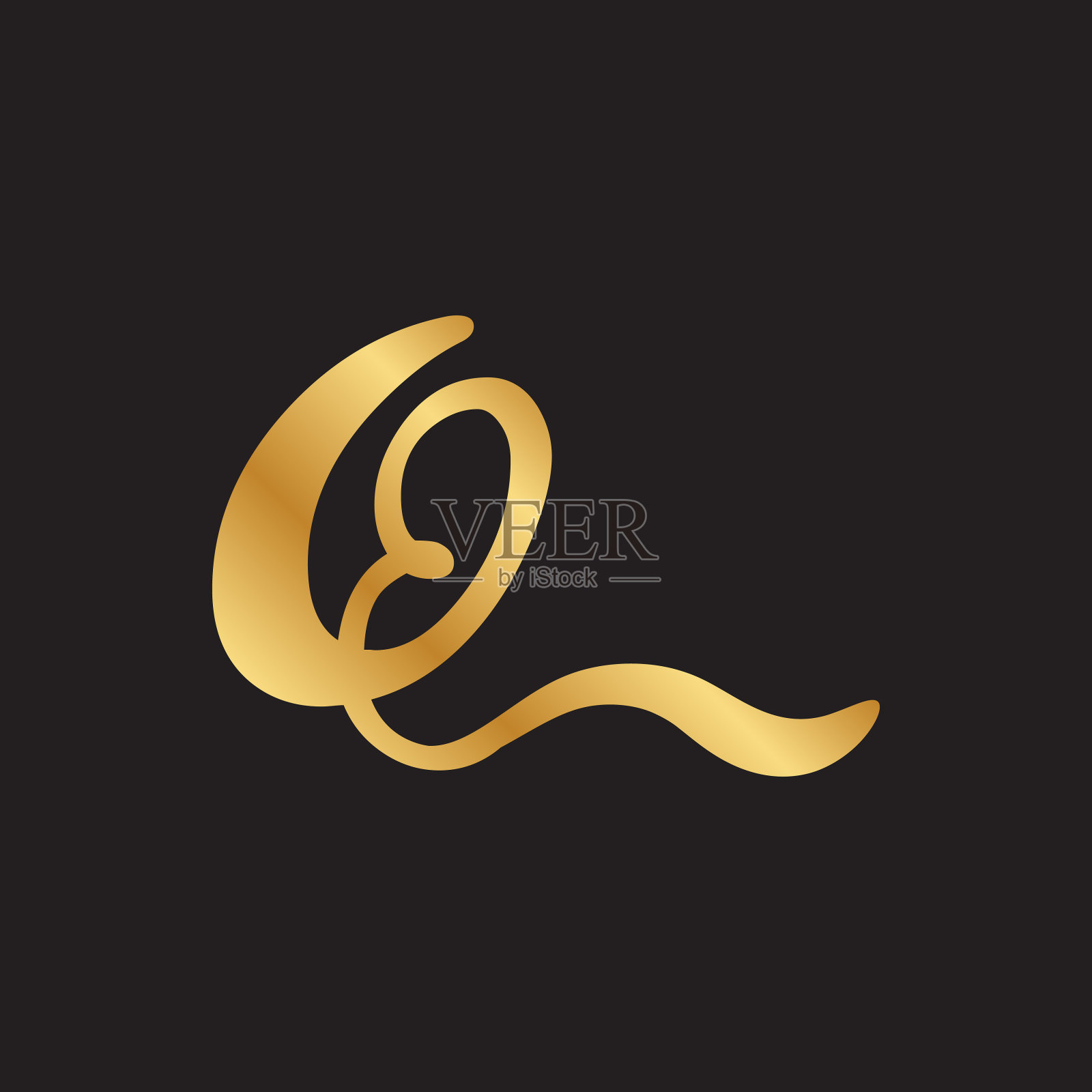 黄金剧本q插画图片素材