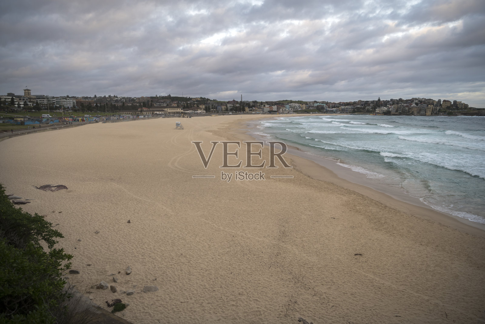 Covid - 19 -关闭邦迪海滩照片摄影图片