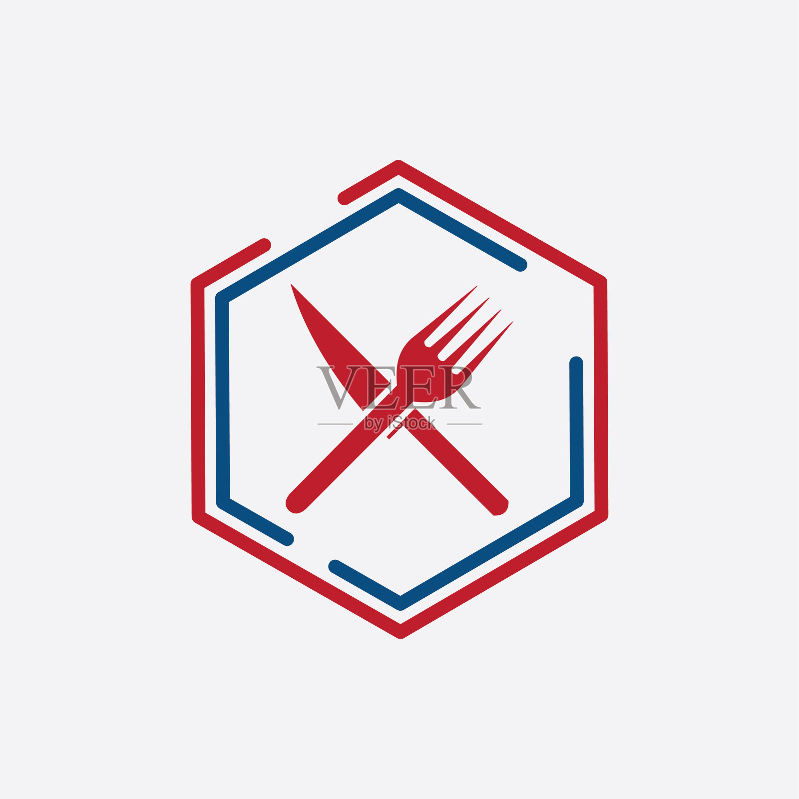 食物图标和符号矢量插图插画图片素材