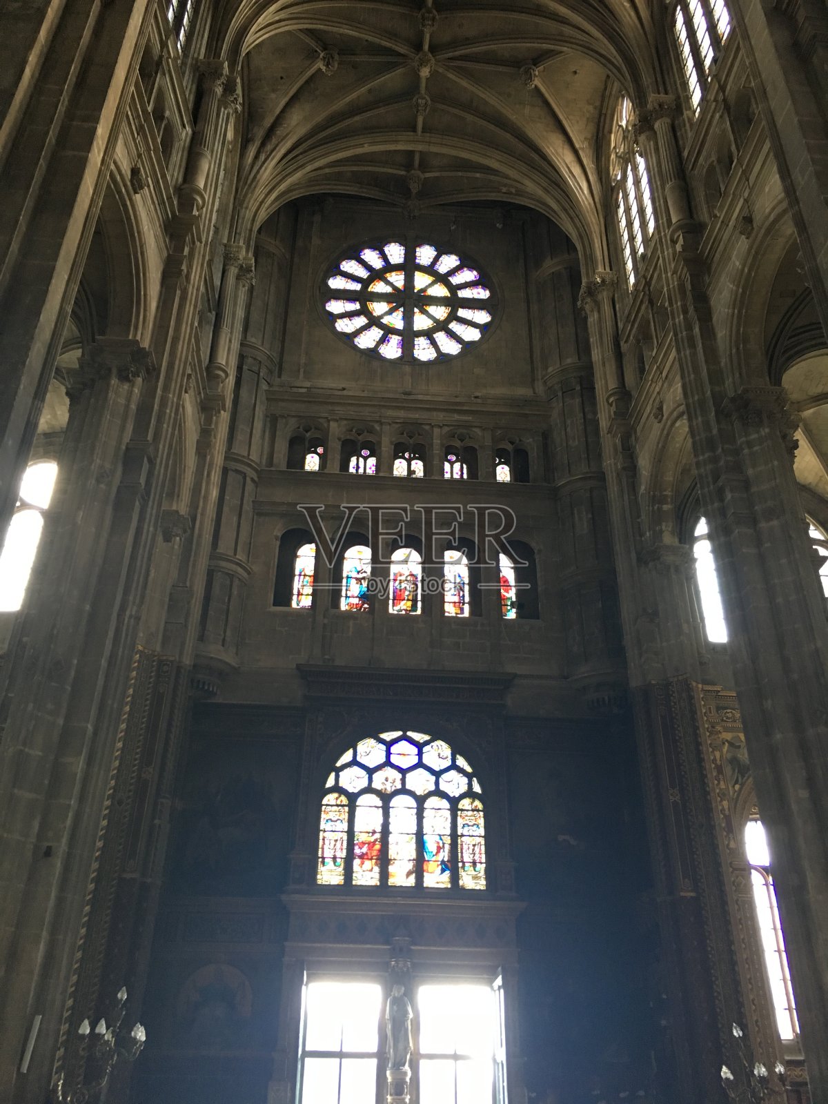 法国巴黎的圣罗克照片摄影图片