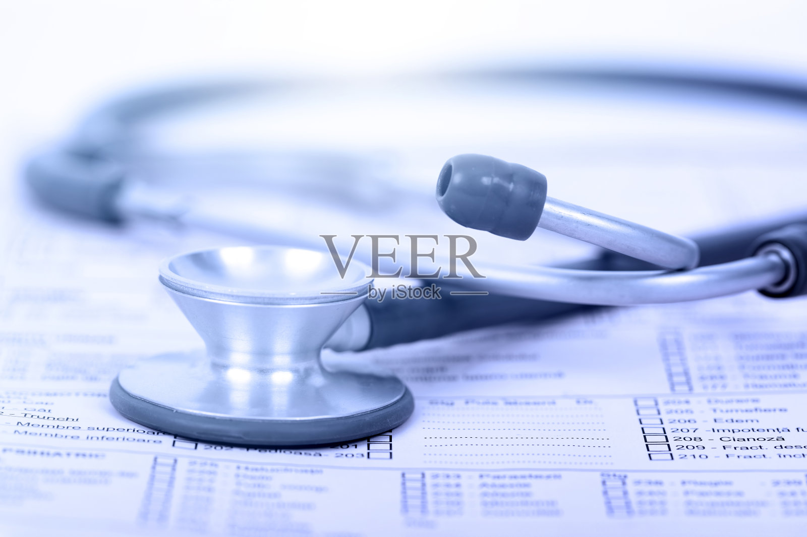 有听诊器病史照片摄影图片