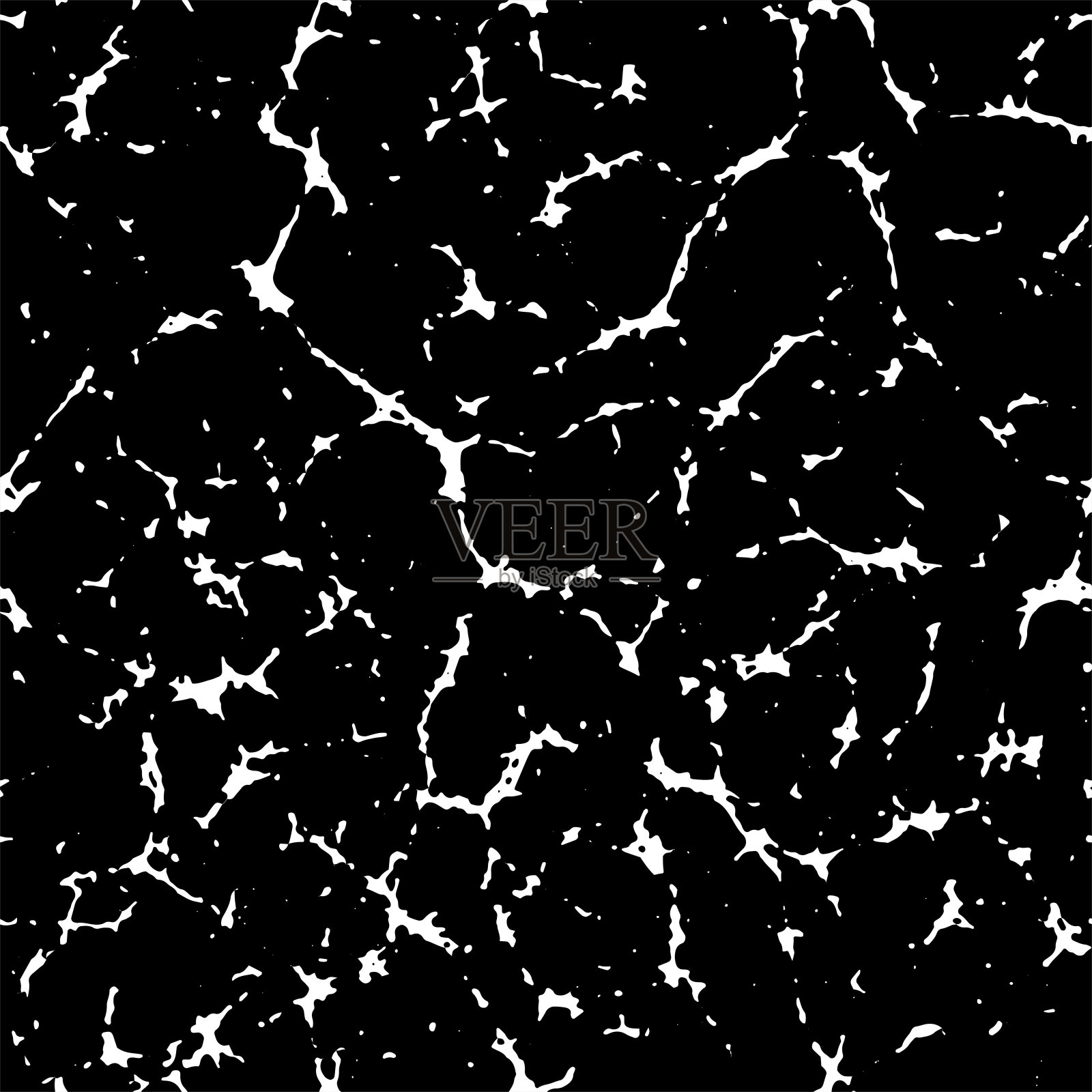 无缝黑白抽象纹理图案向量。插画图片素材