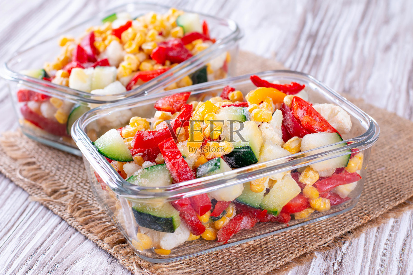 冷冻蔬菜混合照片摄影图片