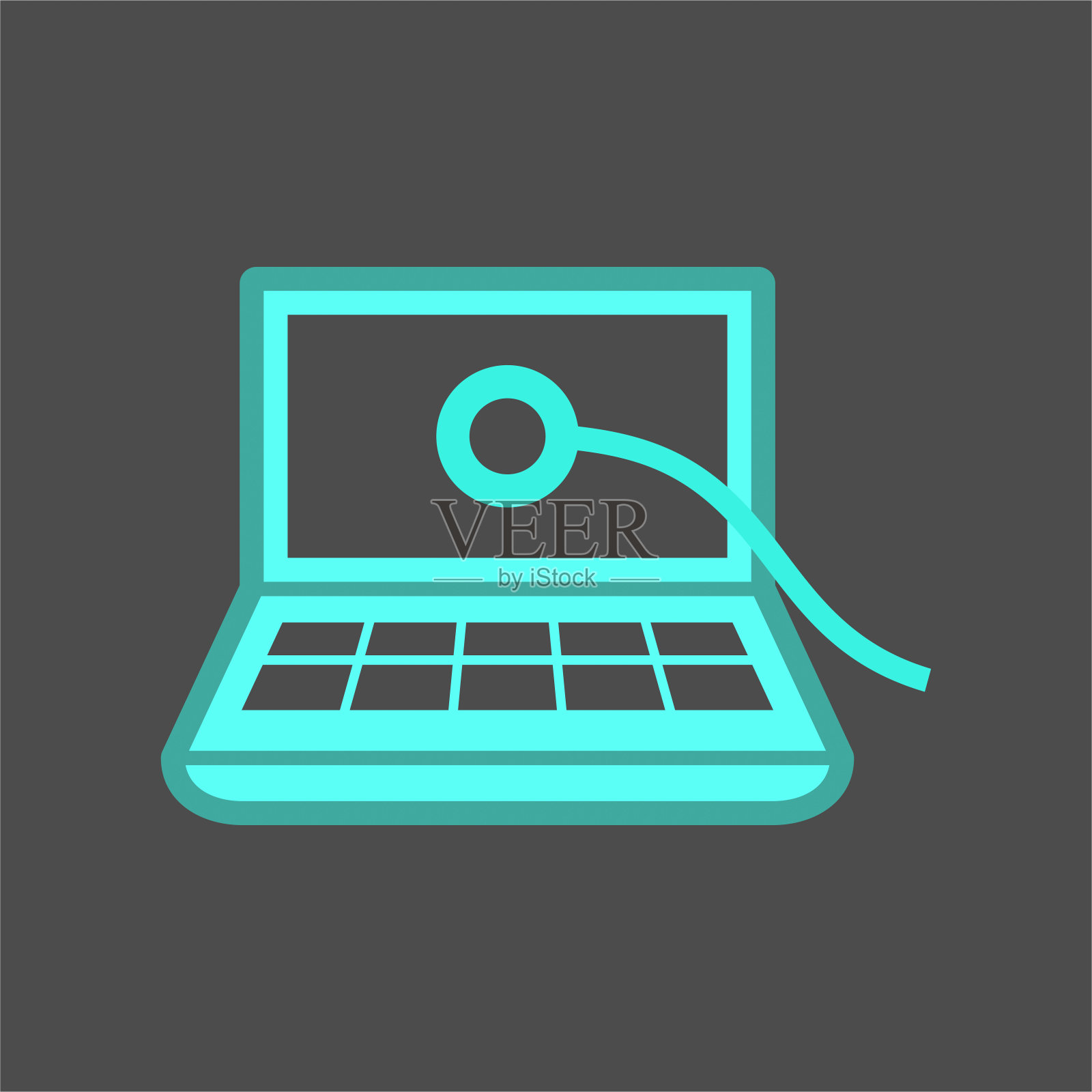 计算机测试图标插画图片素材