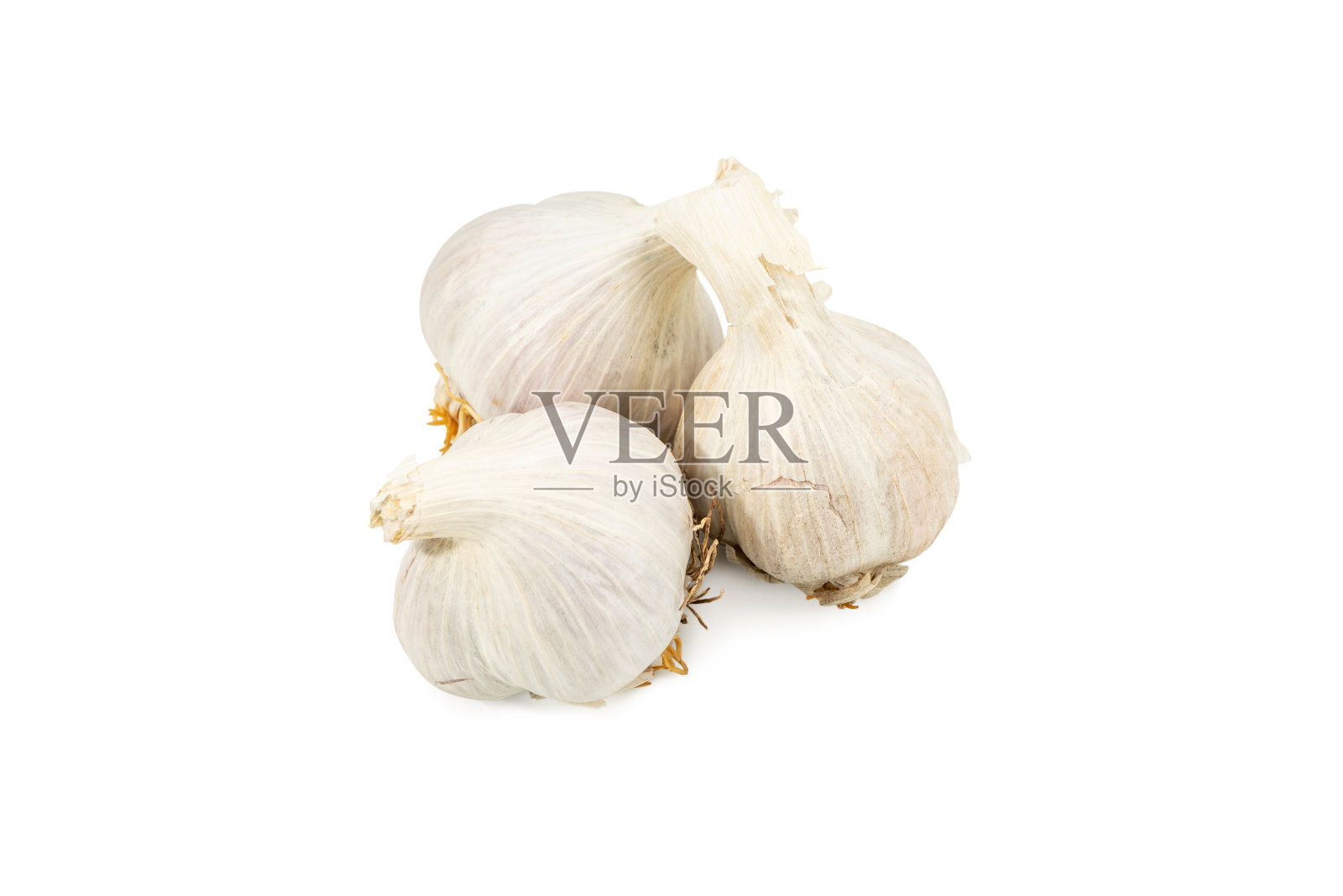 白面包上放些大蒜照片摄影图片