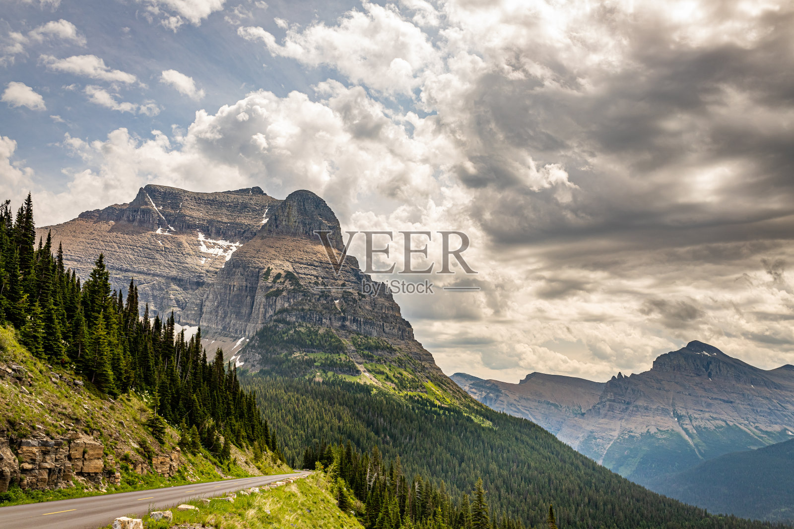 Going-to-the-Sun山照片摄影图片