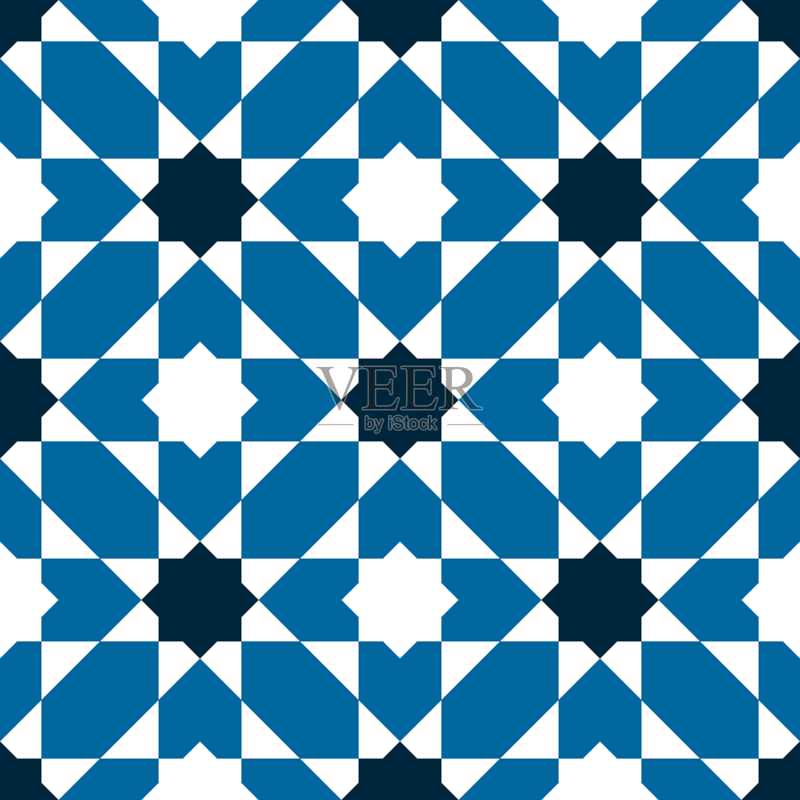 几何伊斯兰装饰图案插画图片素材