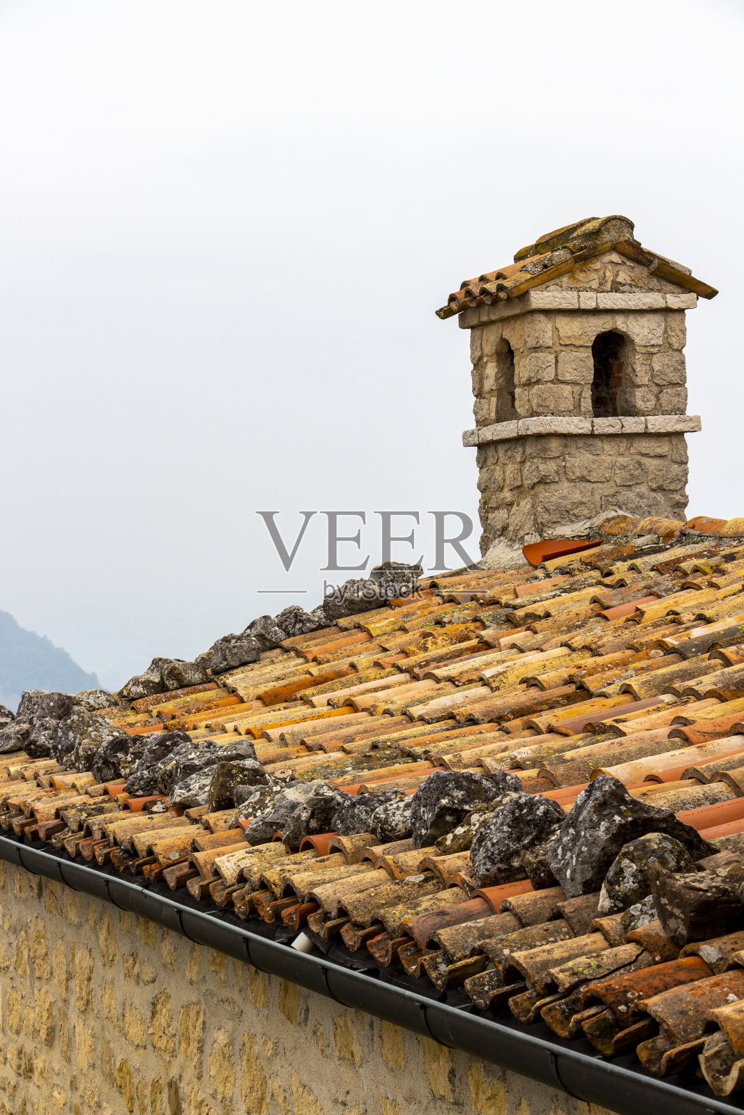 圣利奥，意大利美丽的古老建筑照片摄影图片