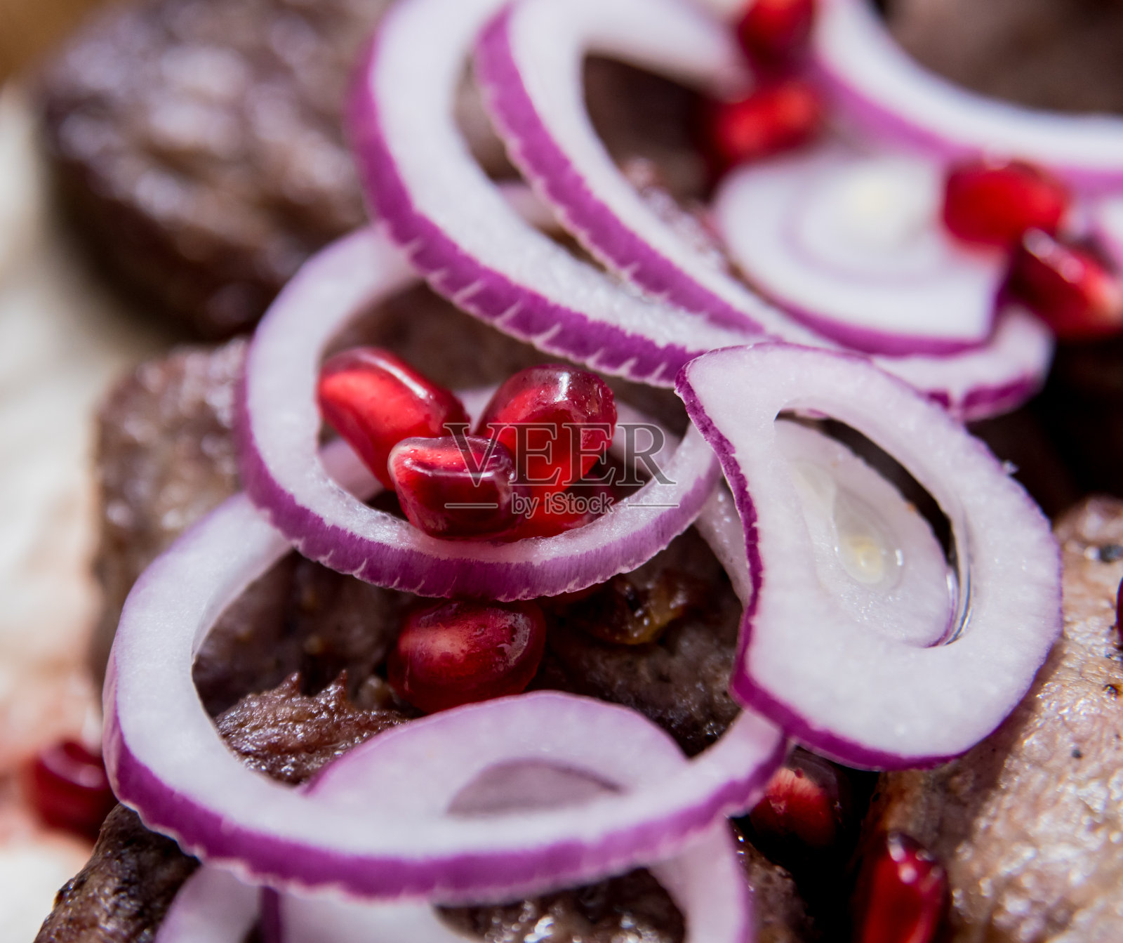 格鲁吉亚烹饪食物。辛卡利烤肉。格鲁吉亚的餐厅。照片摄影图片