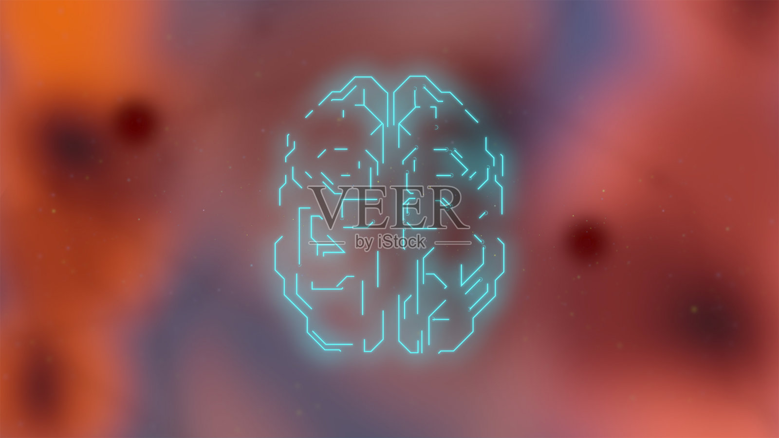 人类的大脑在火灾的危险背景下失灵。照片摄影图片