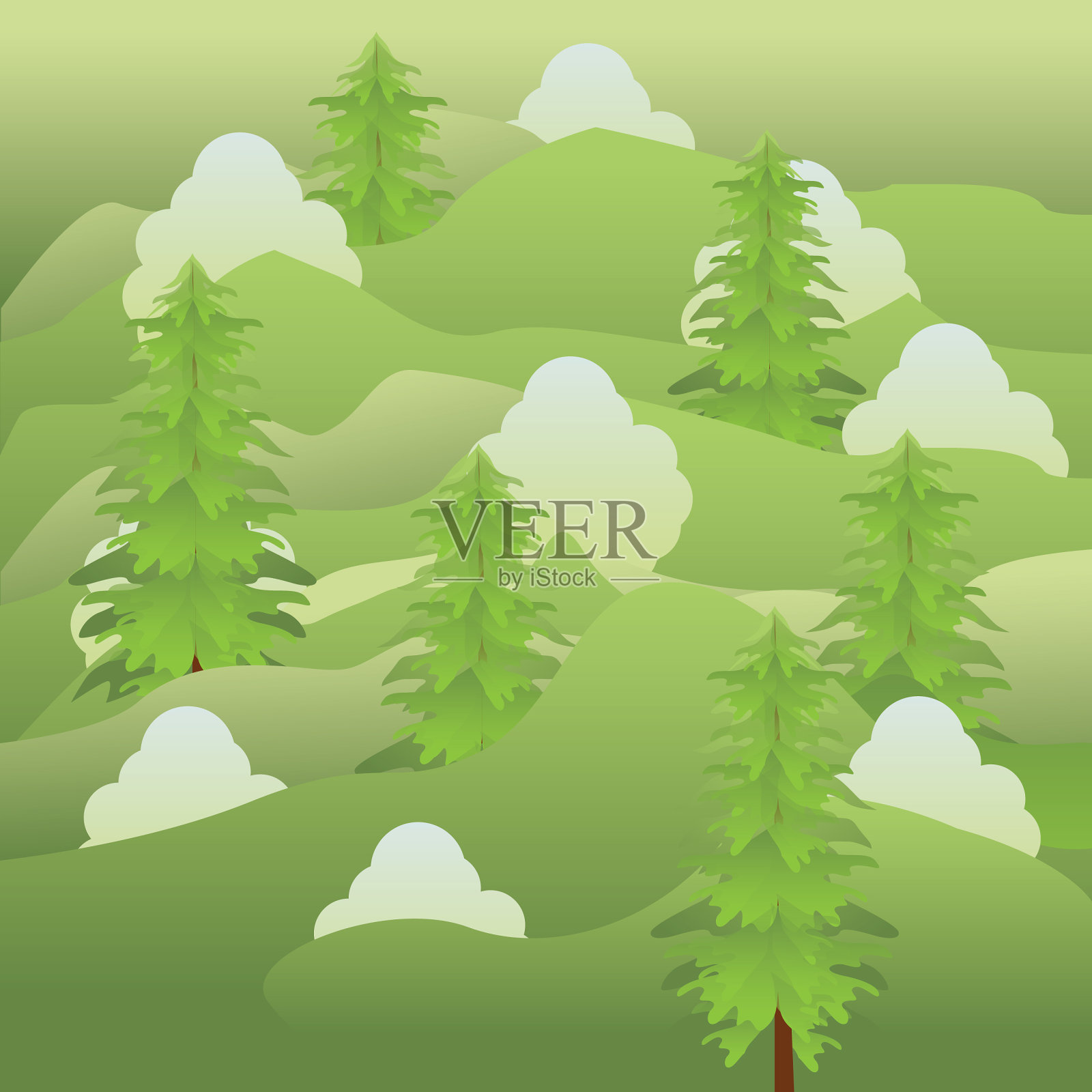 景观背景自然概念插画图片素材