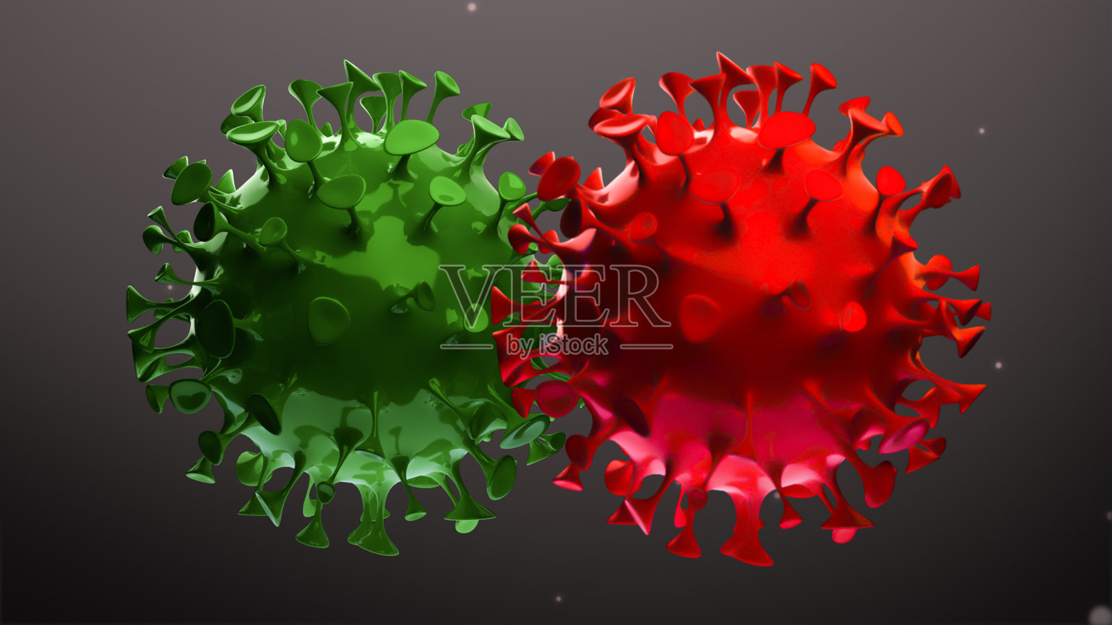 背景模糊的病毒传播。三维演示照片摄影图片