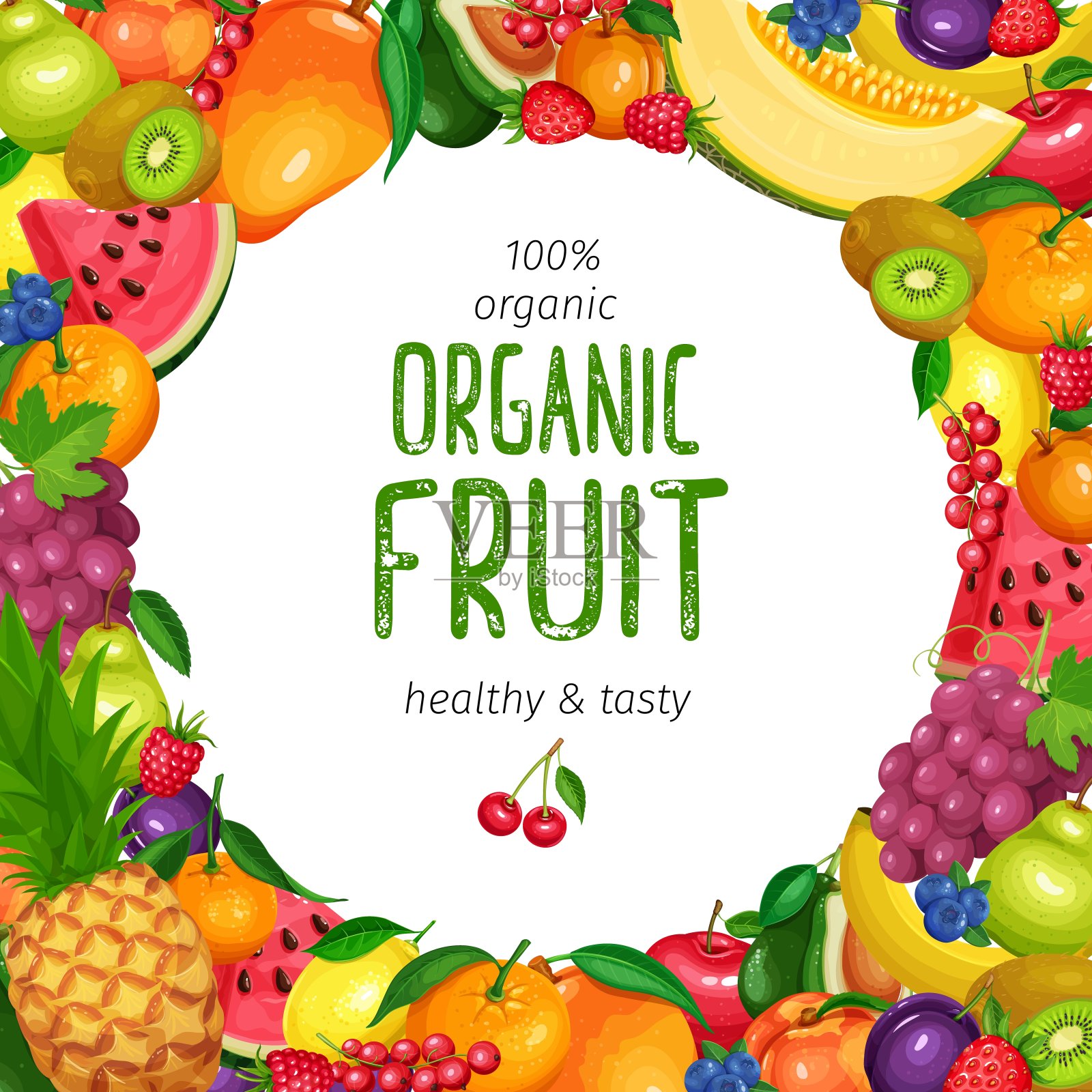 浆果和水果设计插画图片素材