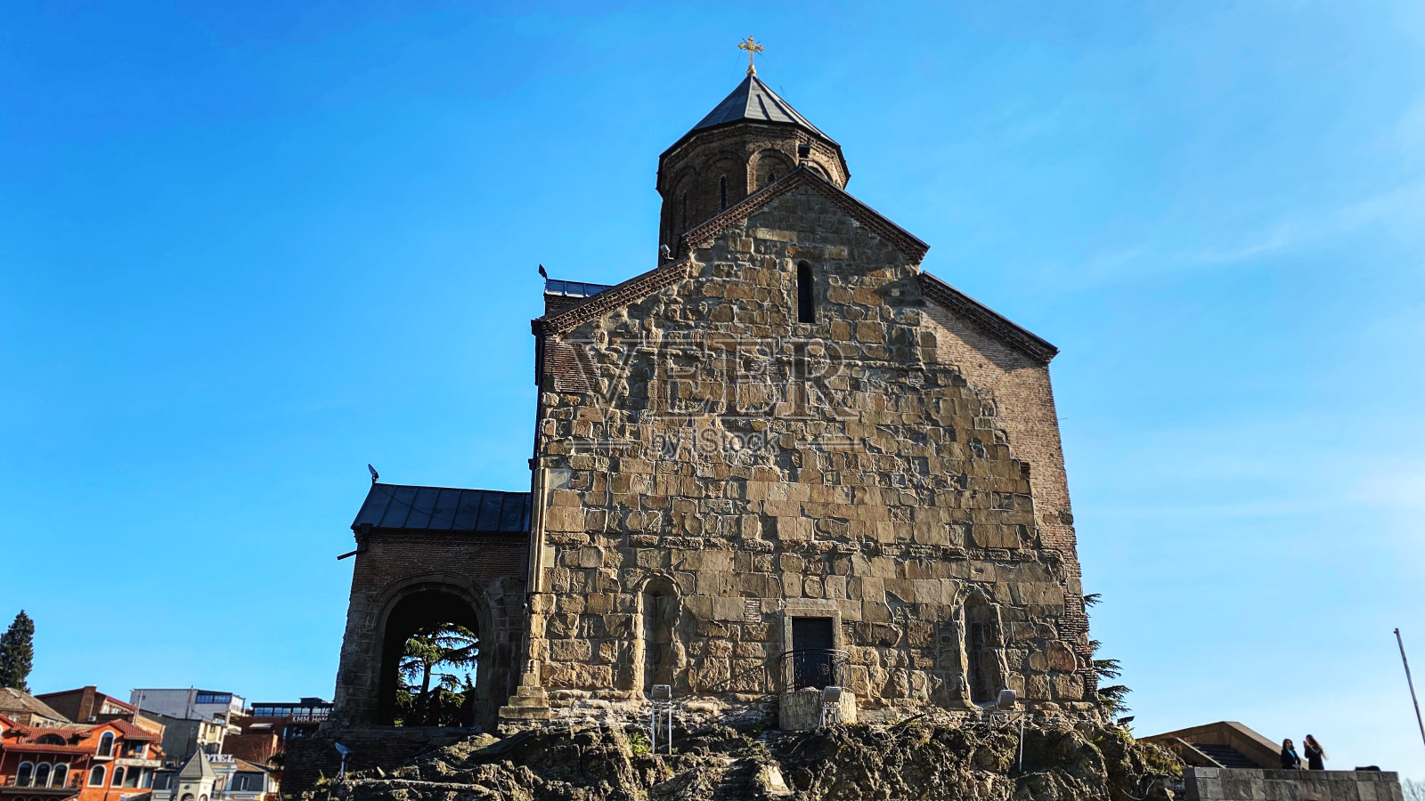 2019年12月14日:格鲁吉亚第比利斯的梅特基教堂照片摄影图片