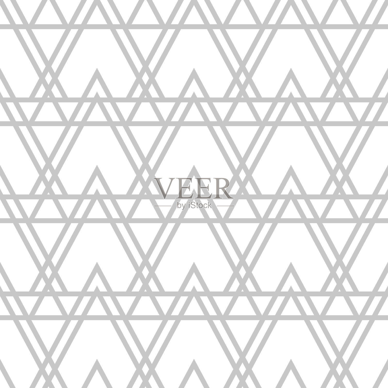 几何无缝模式。灰色和白色背景插画图片素材