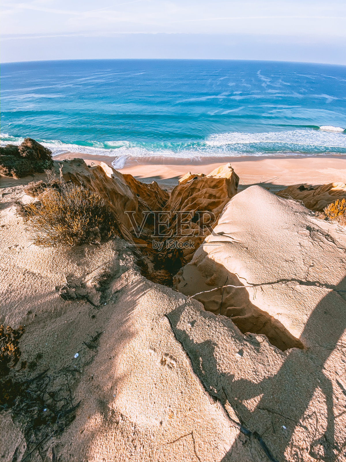 葡萄牙东海岸和海滩照片摄影图片