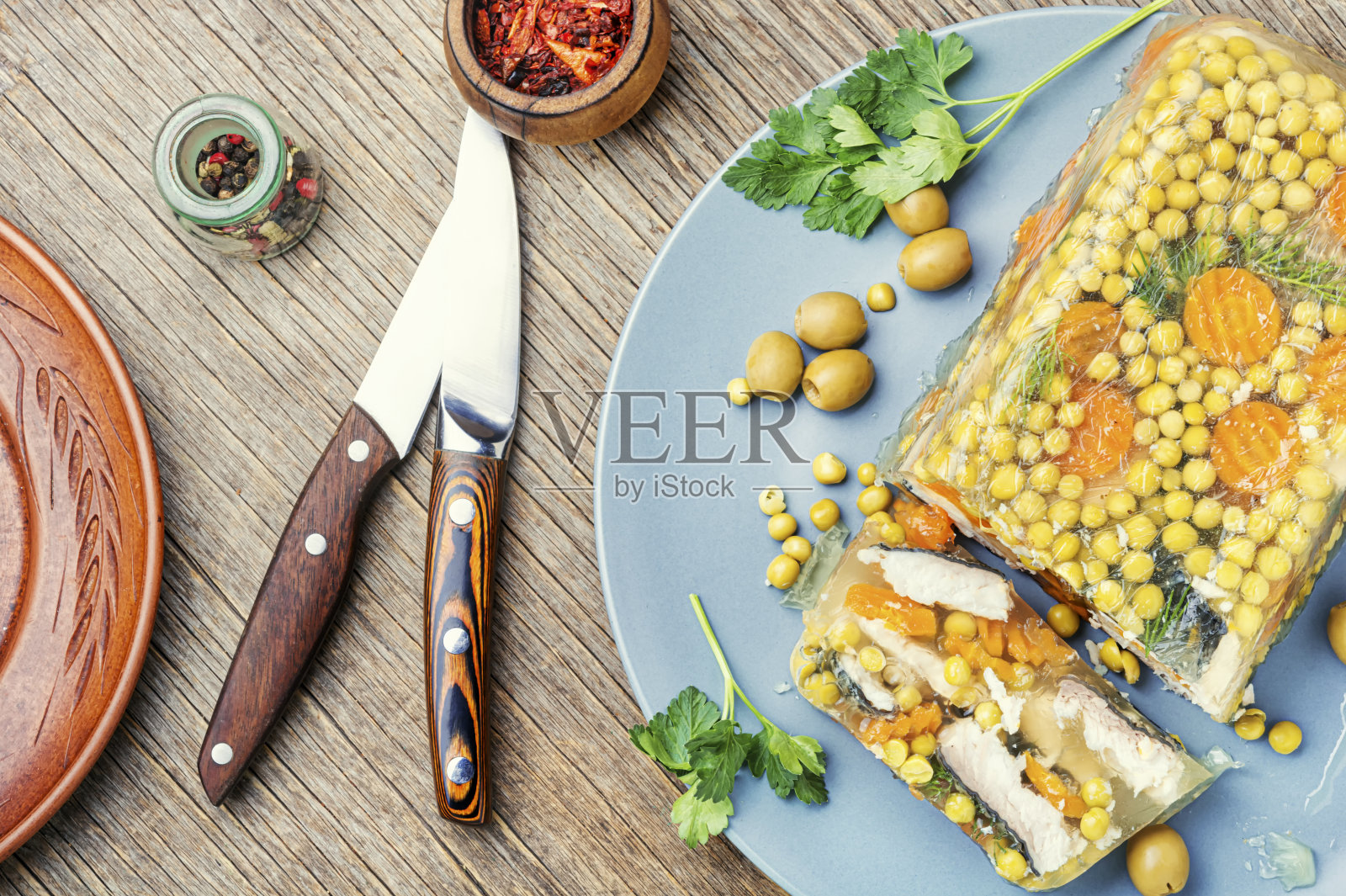 美味的冻鱼。照片摄影图片