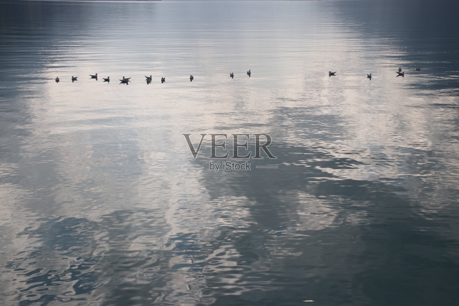 Oil-painted Brienz湖照片摄影图片