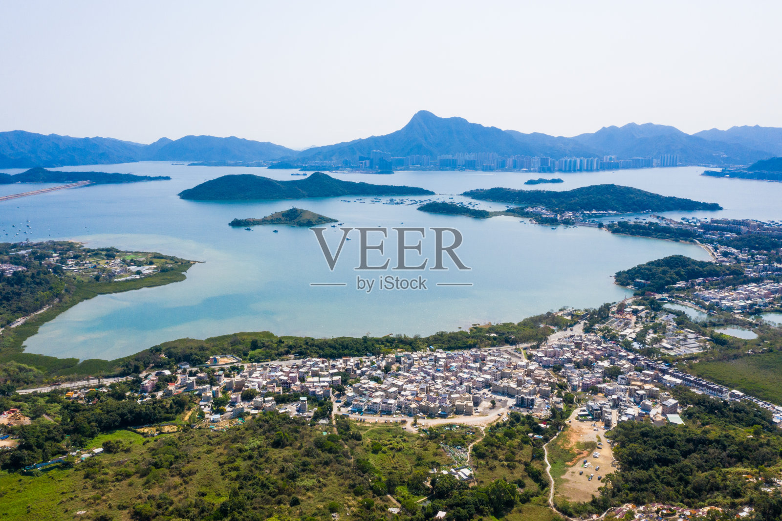 香港大美督村的无人机照片照片摄影图片