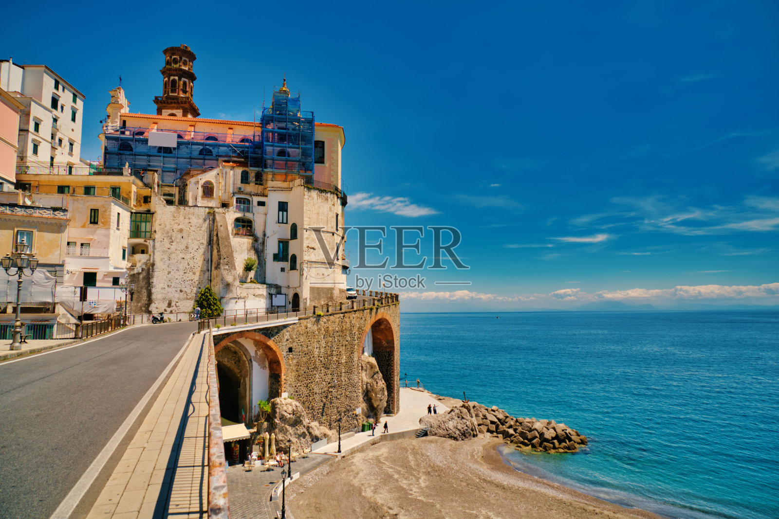 阿特拉尼-阿马尔菲海岸-意大利照片摄影图片