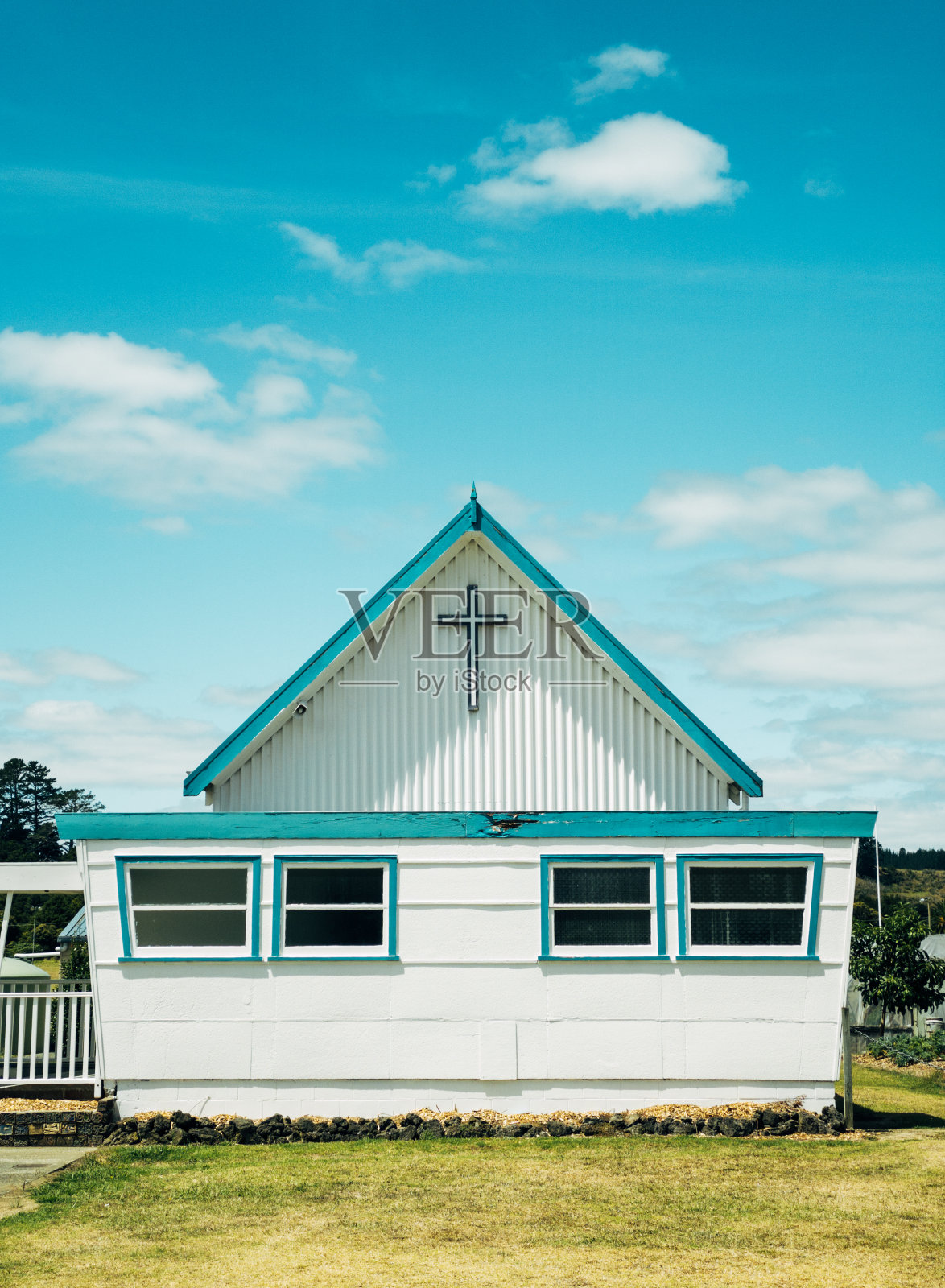 莫雷瓦长老会教堂肖像照片摄影图片