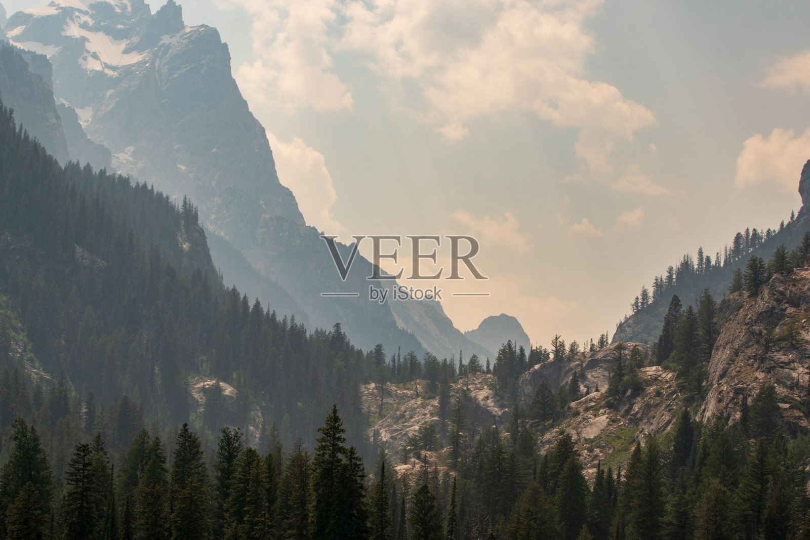 提顿山的看法照片摄影图片