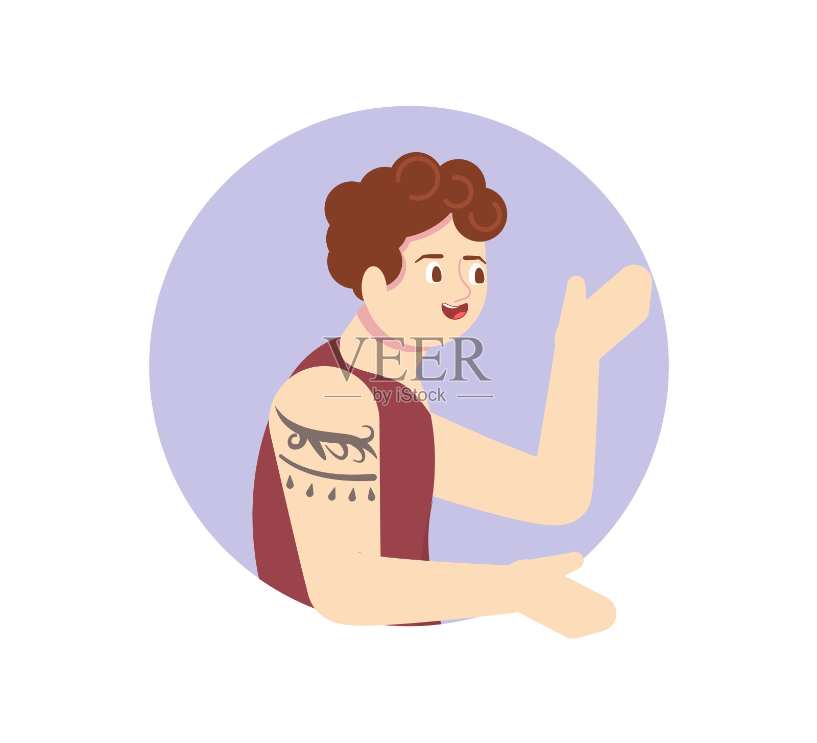 人们感谢医生插画图片素材