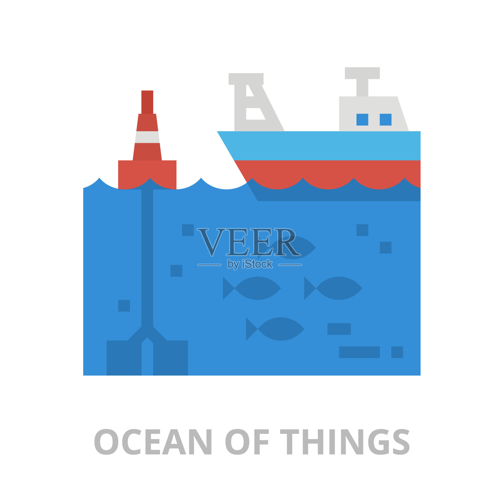 海洋的事情插画图片素材