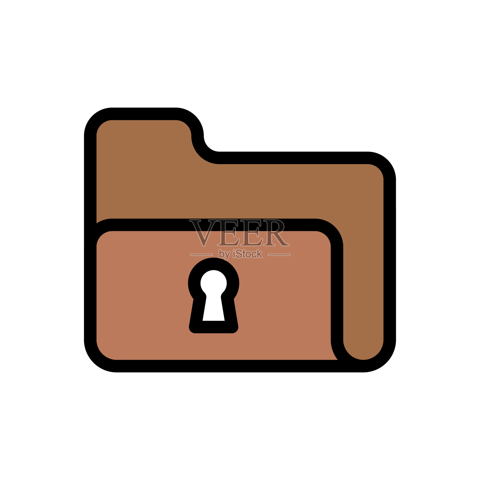 锁插画图片素材