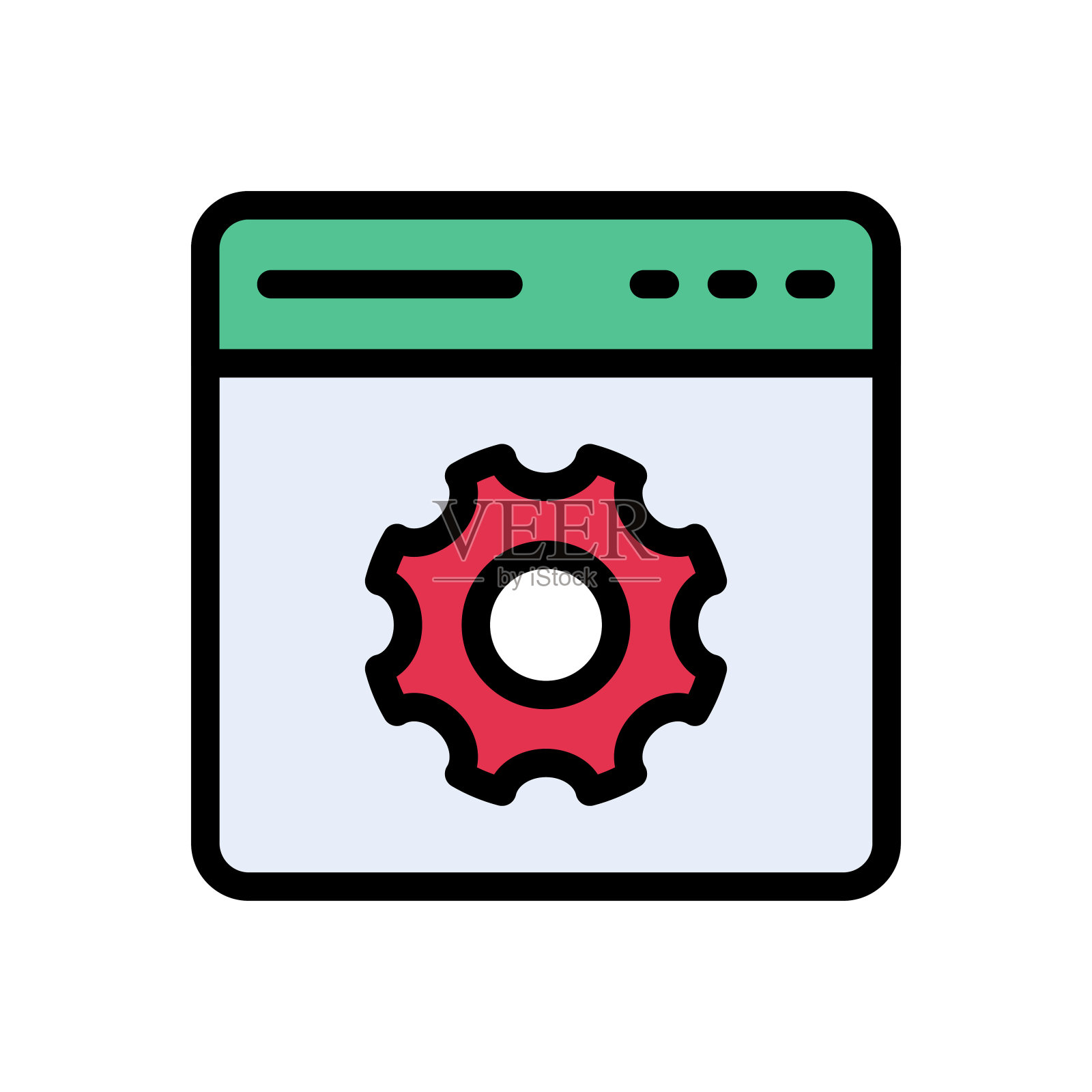 浏览器插画图片素材