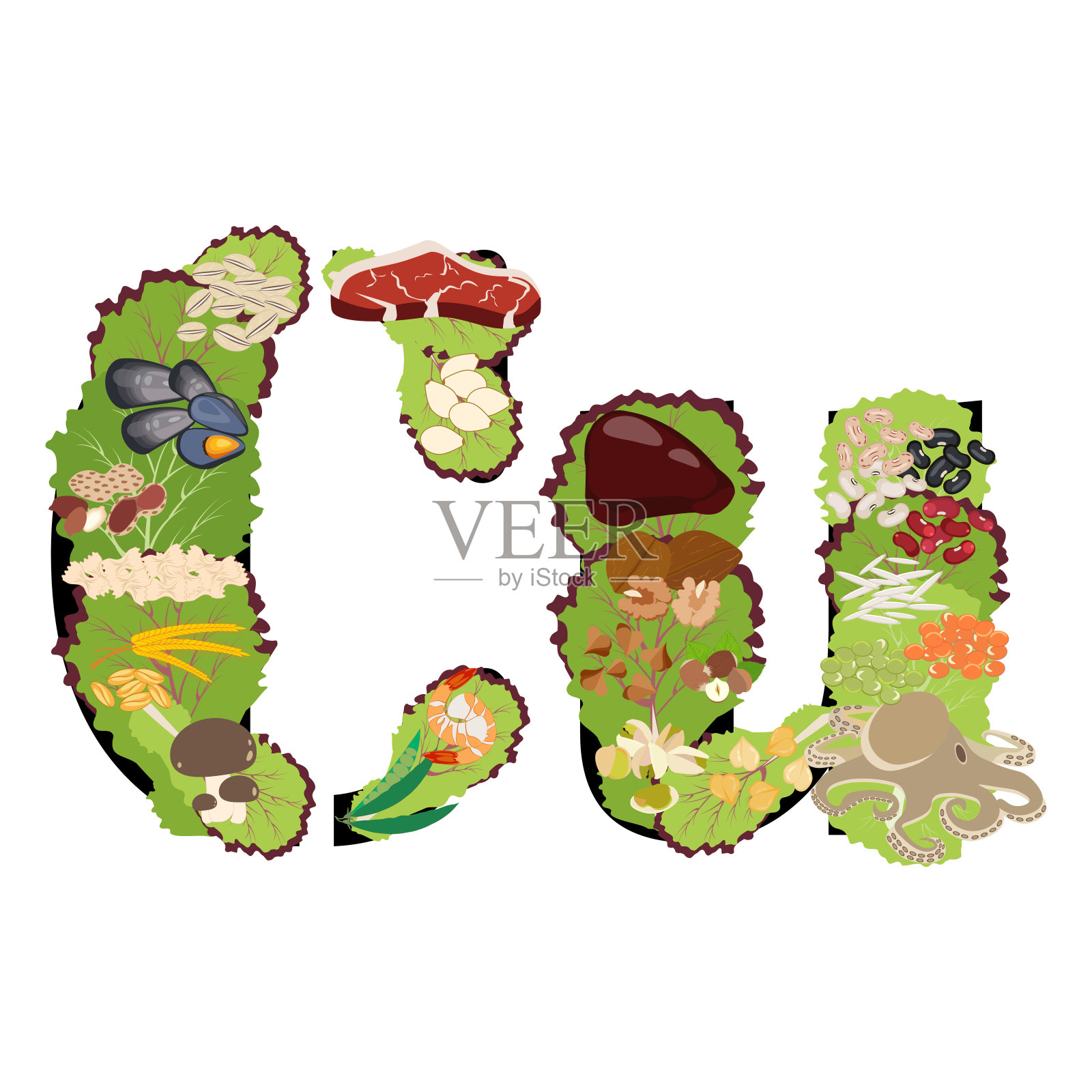 铜铜微量元素矿物健康有机营养载体插图插画图片素材