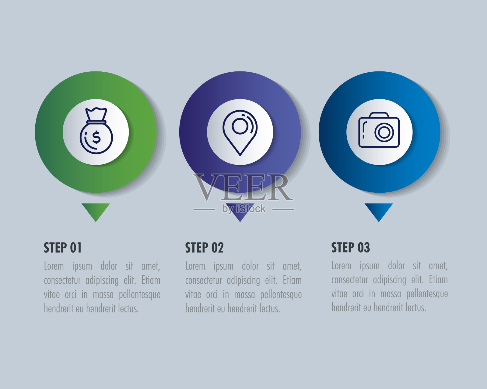 统计信息图表与商业图标插画图片素材