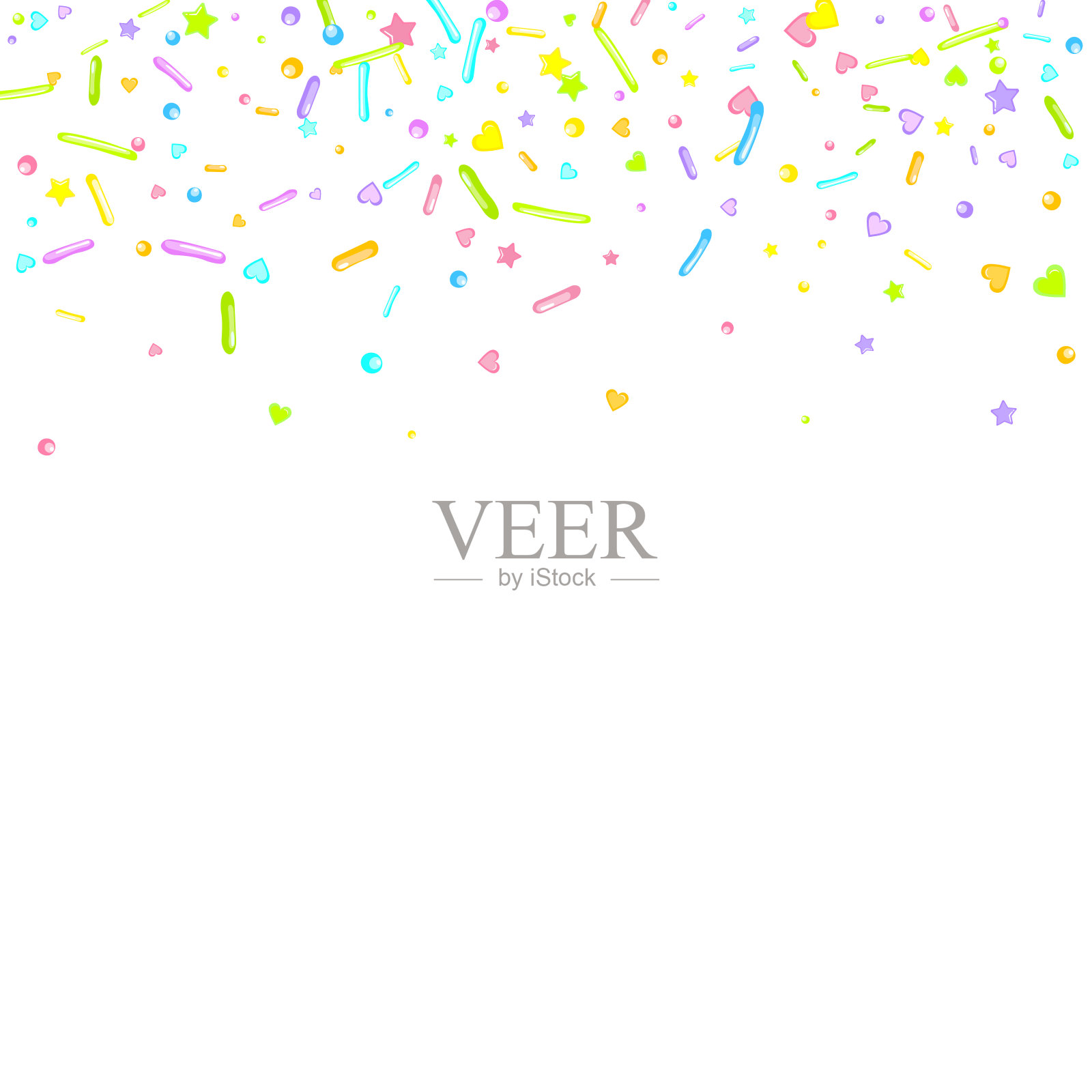 洒的。纸杯蛋糕、甜点、面包屑插画图片素材