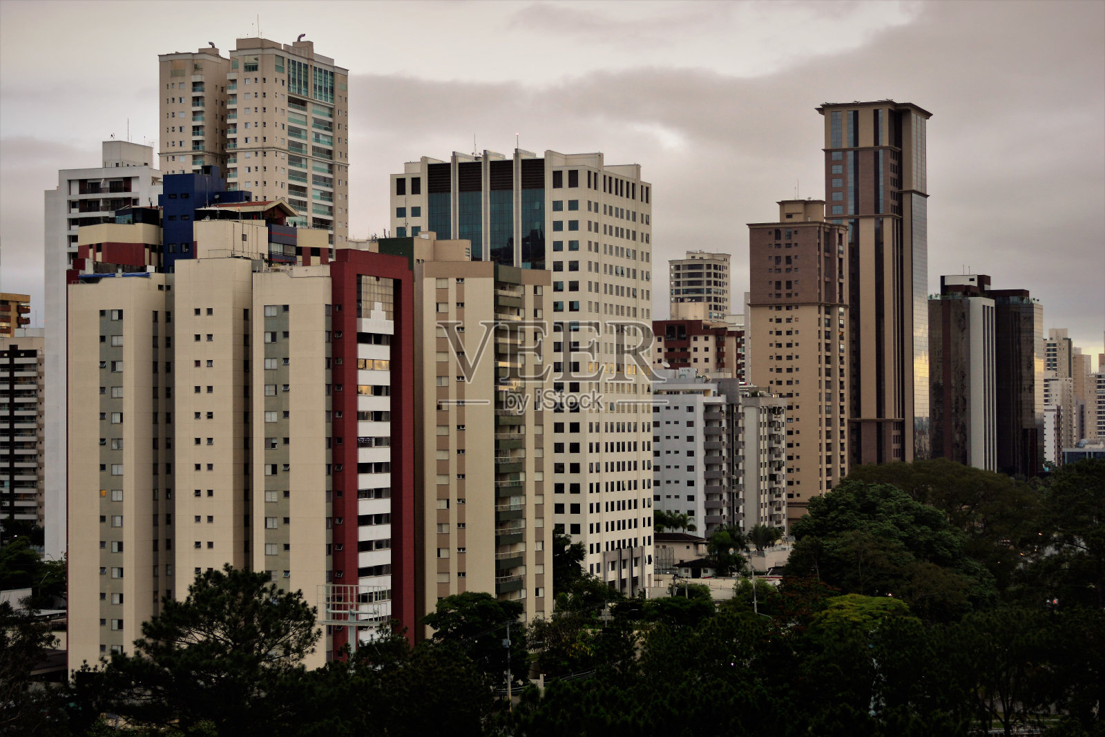 Jardim的商业和住宅建筑Aquárius照片摄影图片