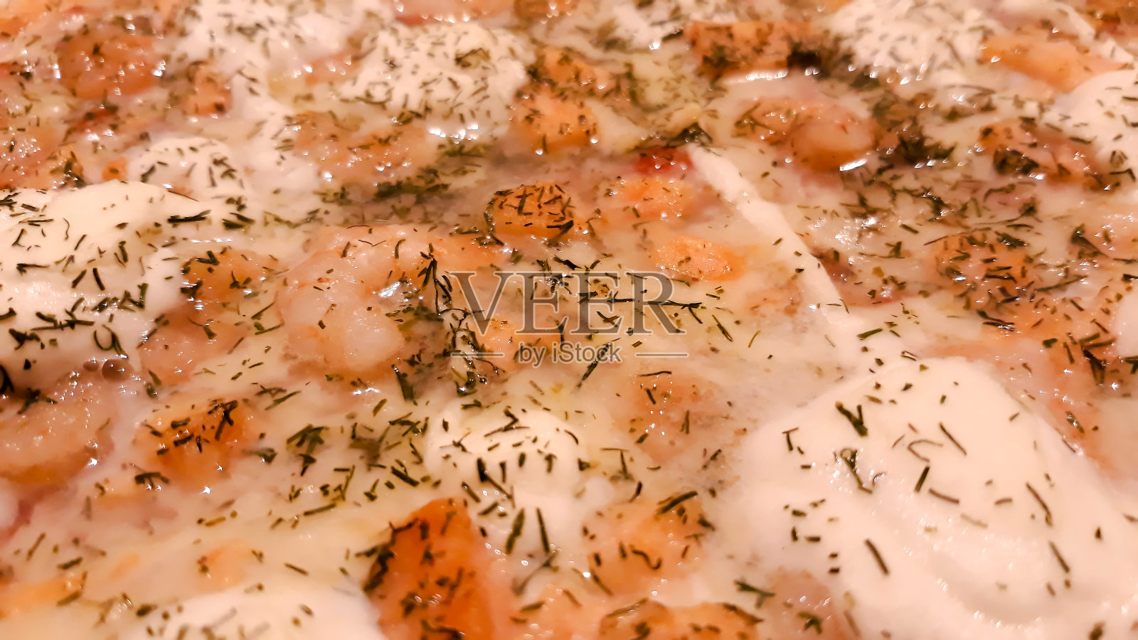 披萨特写。照片摄影图片